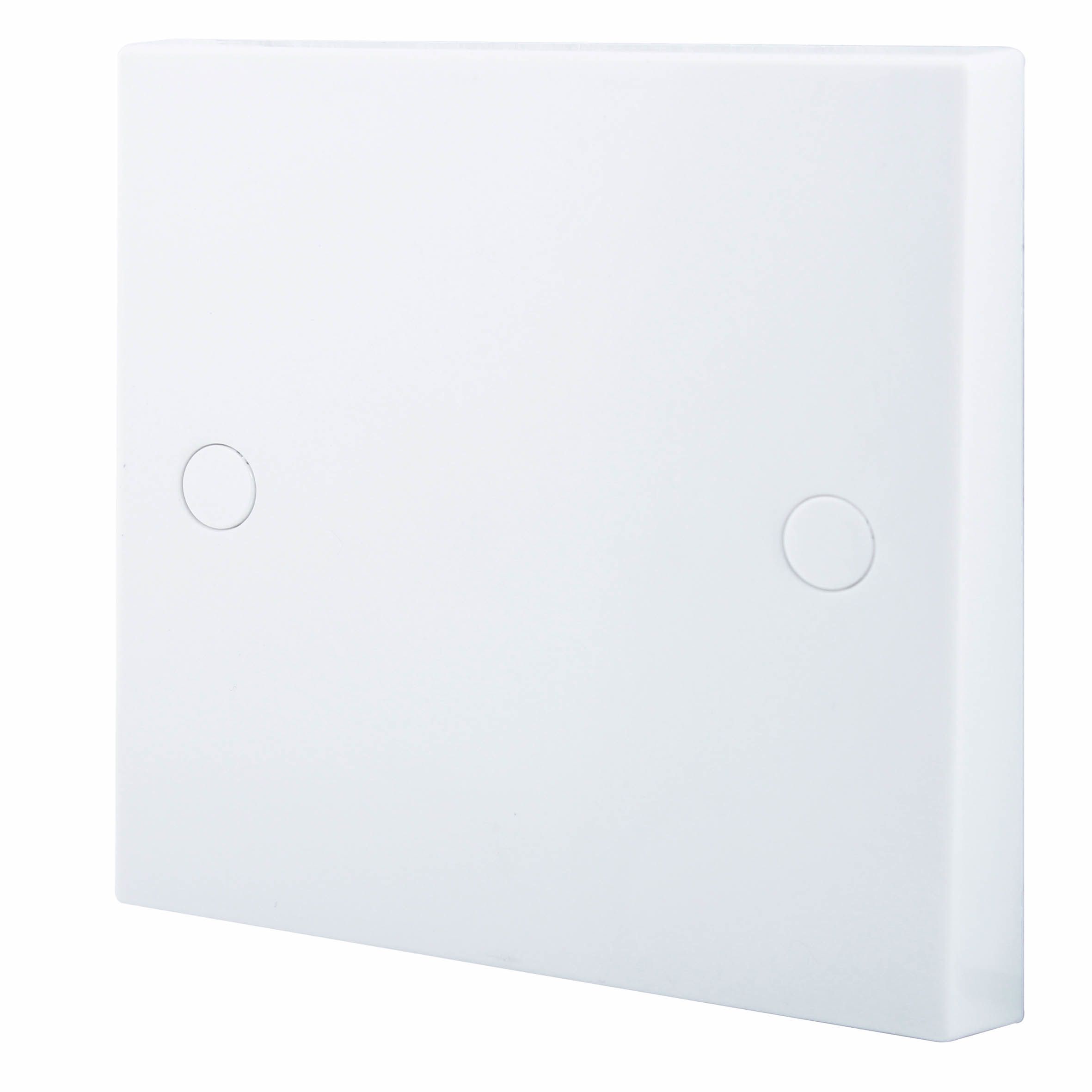 BG 20A White 1 gang Gloss Plastic Flex Outlet