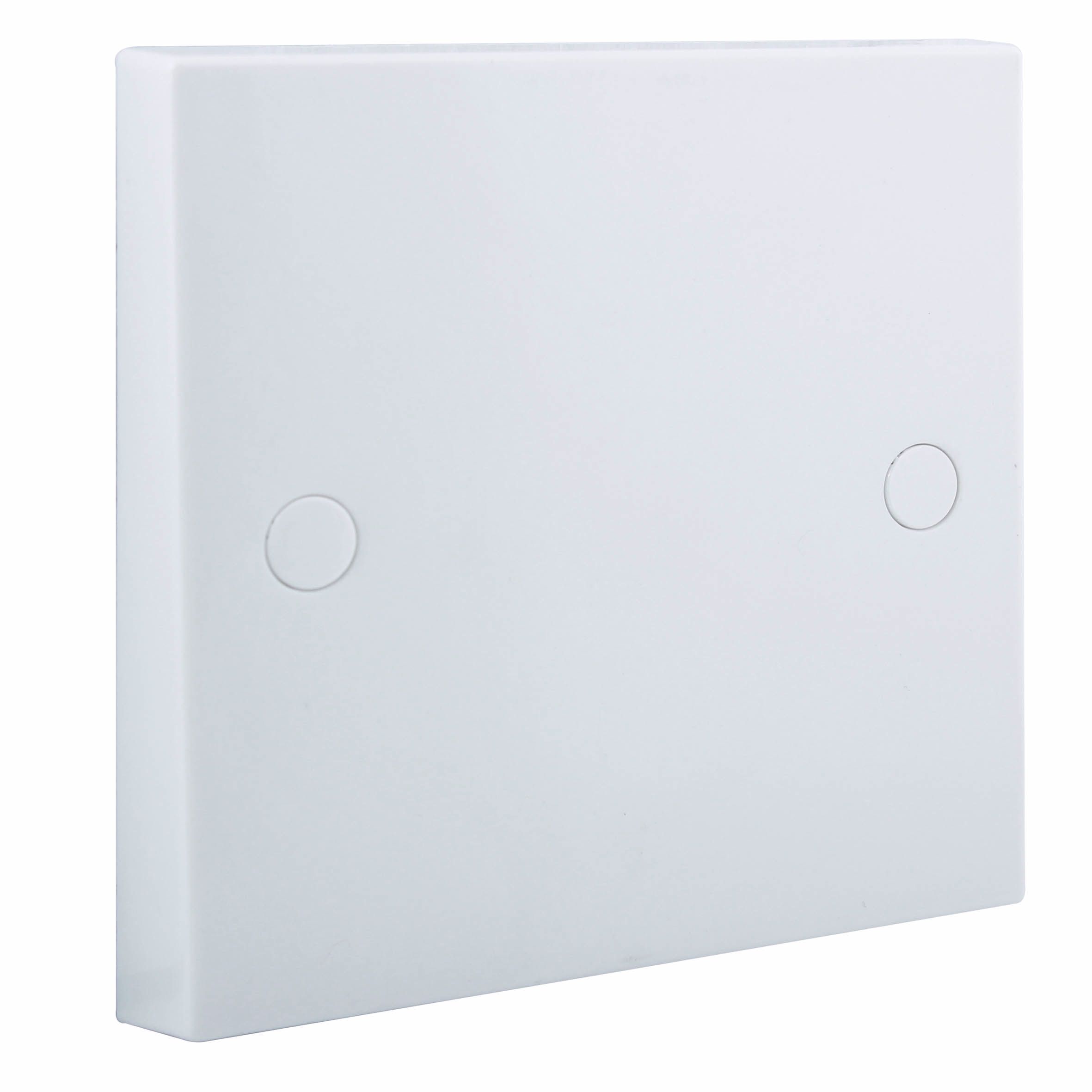BG 20A White 1 gang Gloss Plastic Flex Outlet