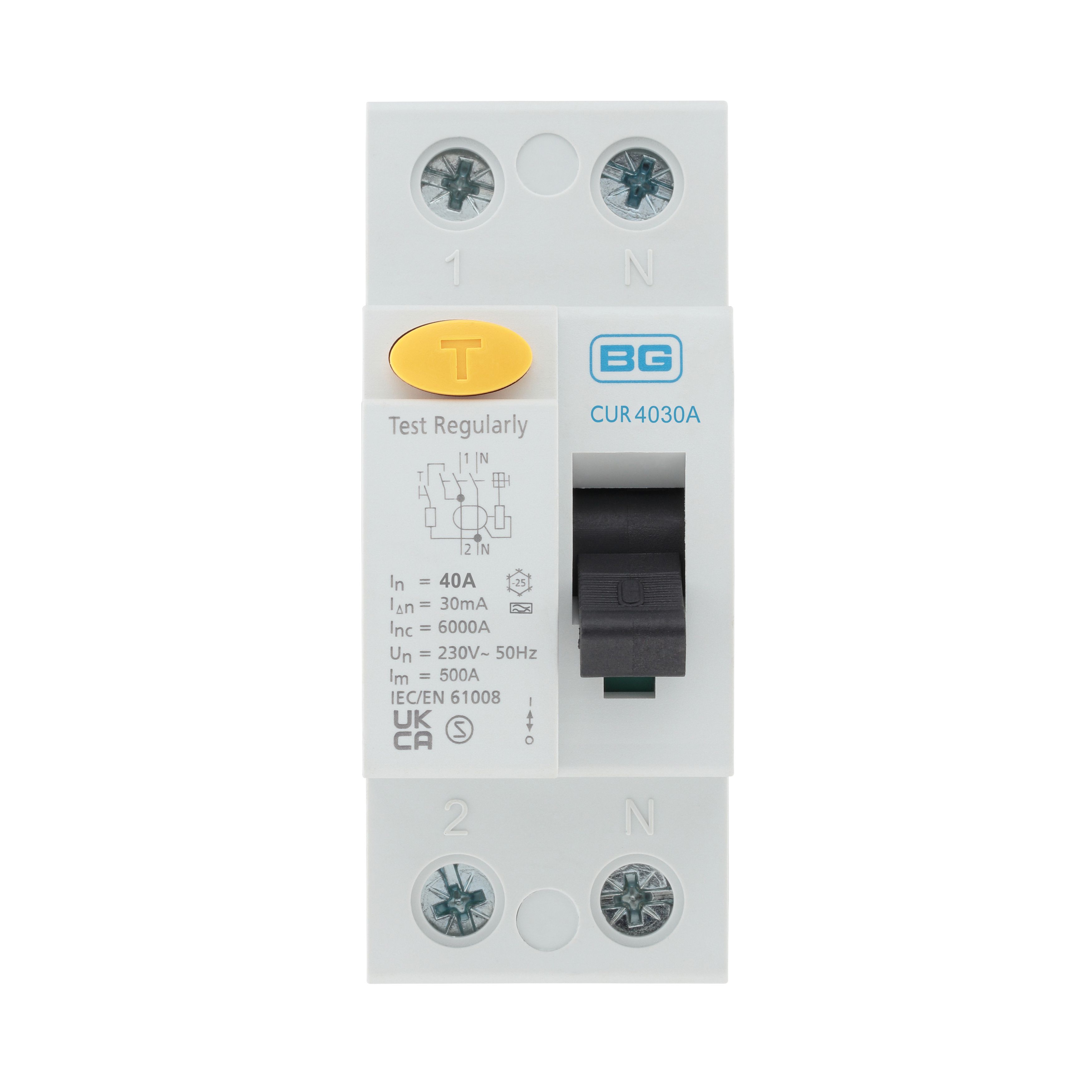 BG 40A 2 Residual current device (RCD)
