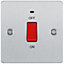BG 45A Rocker Flat Control switch with LED indicator Matt