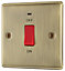 BG 45A Rocker Raised slim Control switch with LED indicator Matt