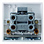 BG 45A Rocker Raised square Control switch Gloss White