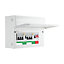 BG 6-way High integrity dual RCD Consumer unit with 63A mains switch