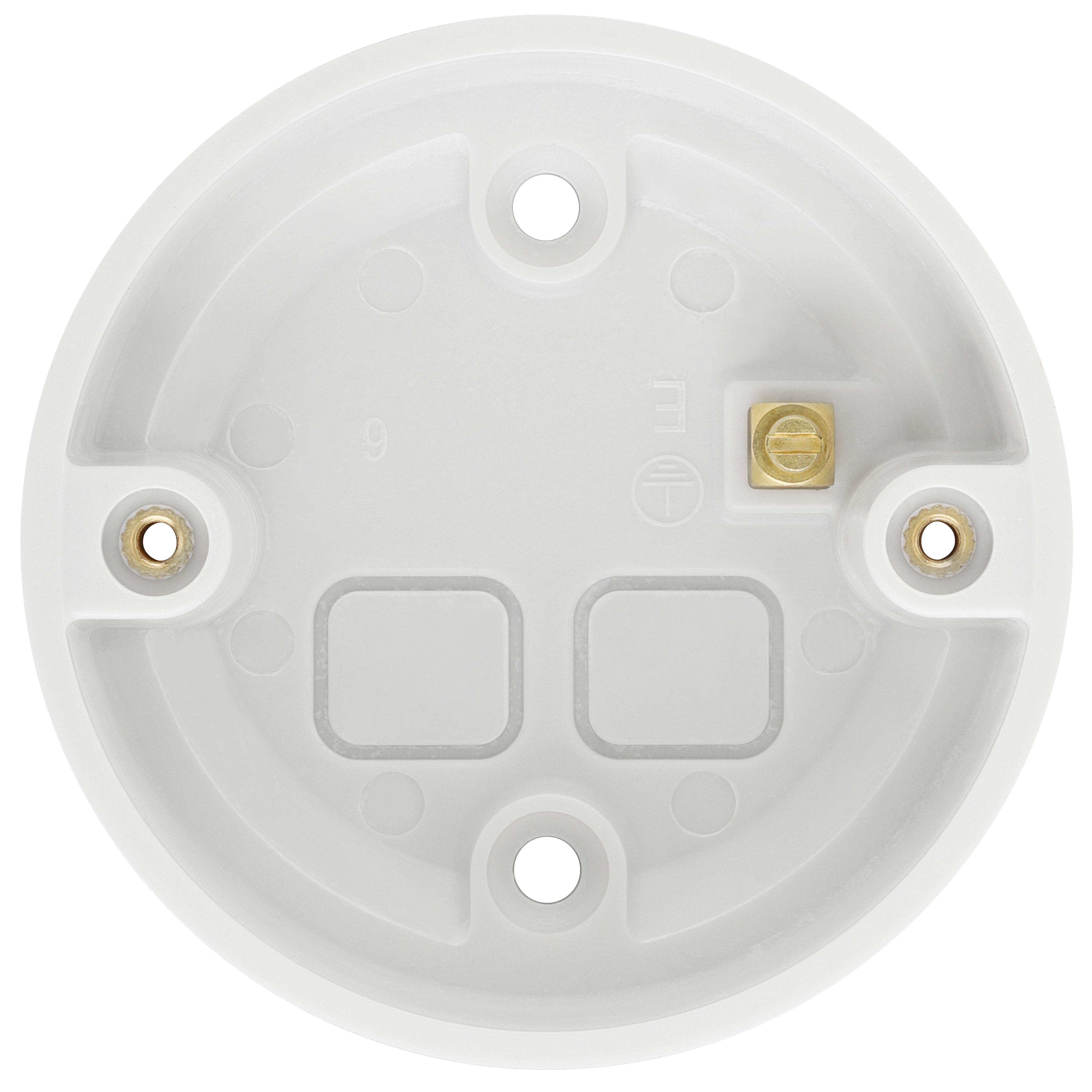BG 802 6A 2 way White Pull cord switch