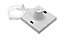 BG 803 45A 1 way White Pull cord switch