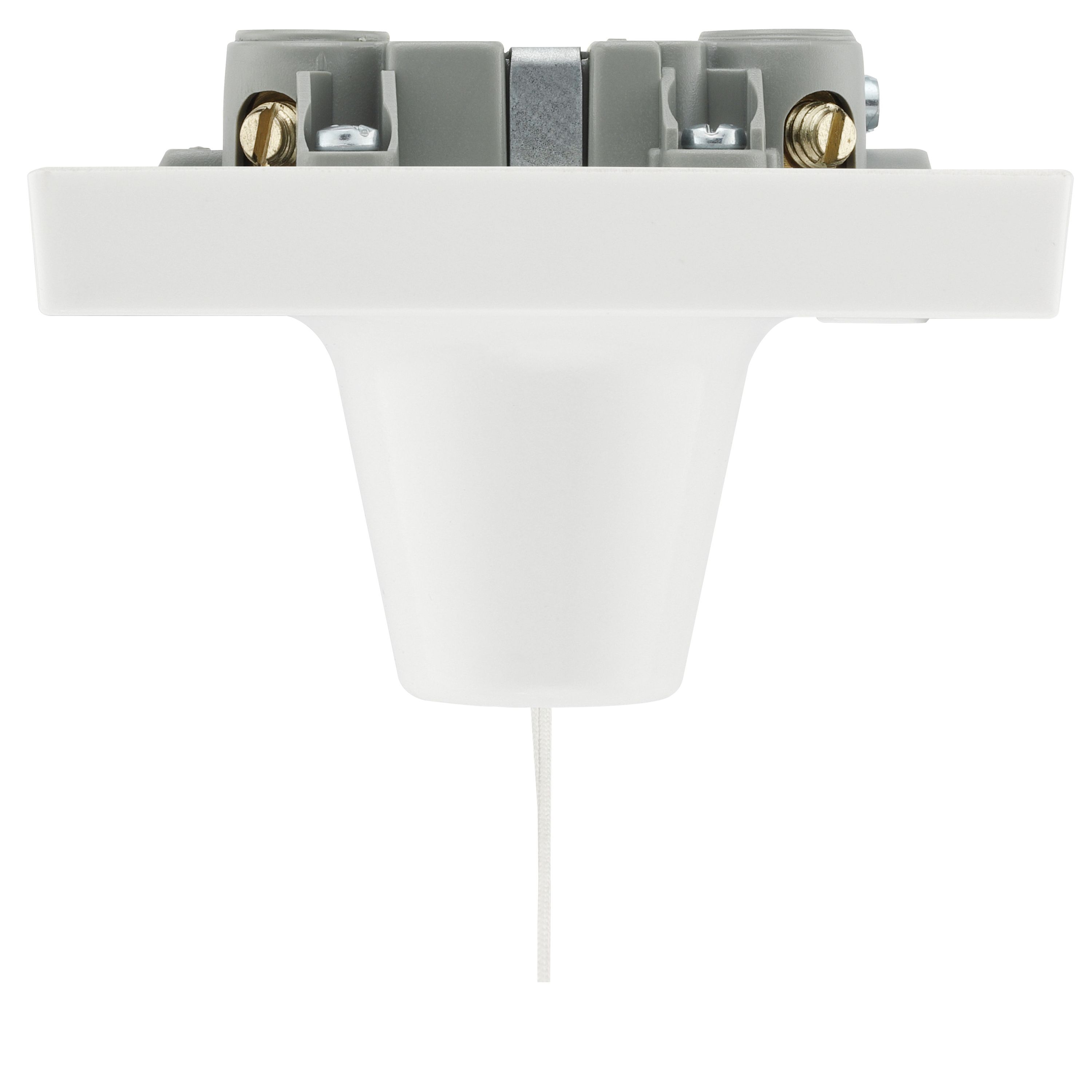 BG 803 50A 2 way White Pull cord switch