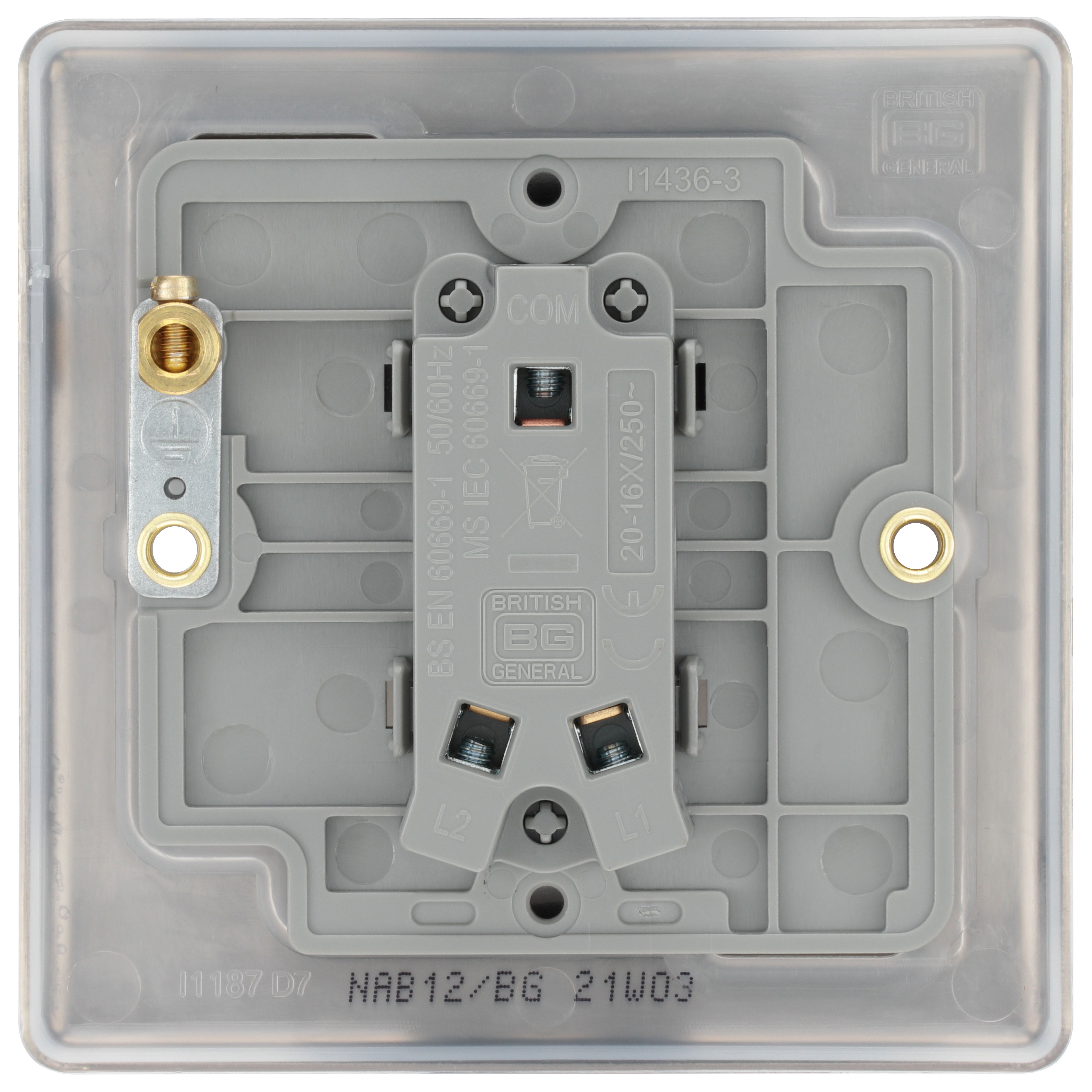 BG Antique Brass 20A 2 way 1 gang Light Switch - 4