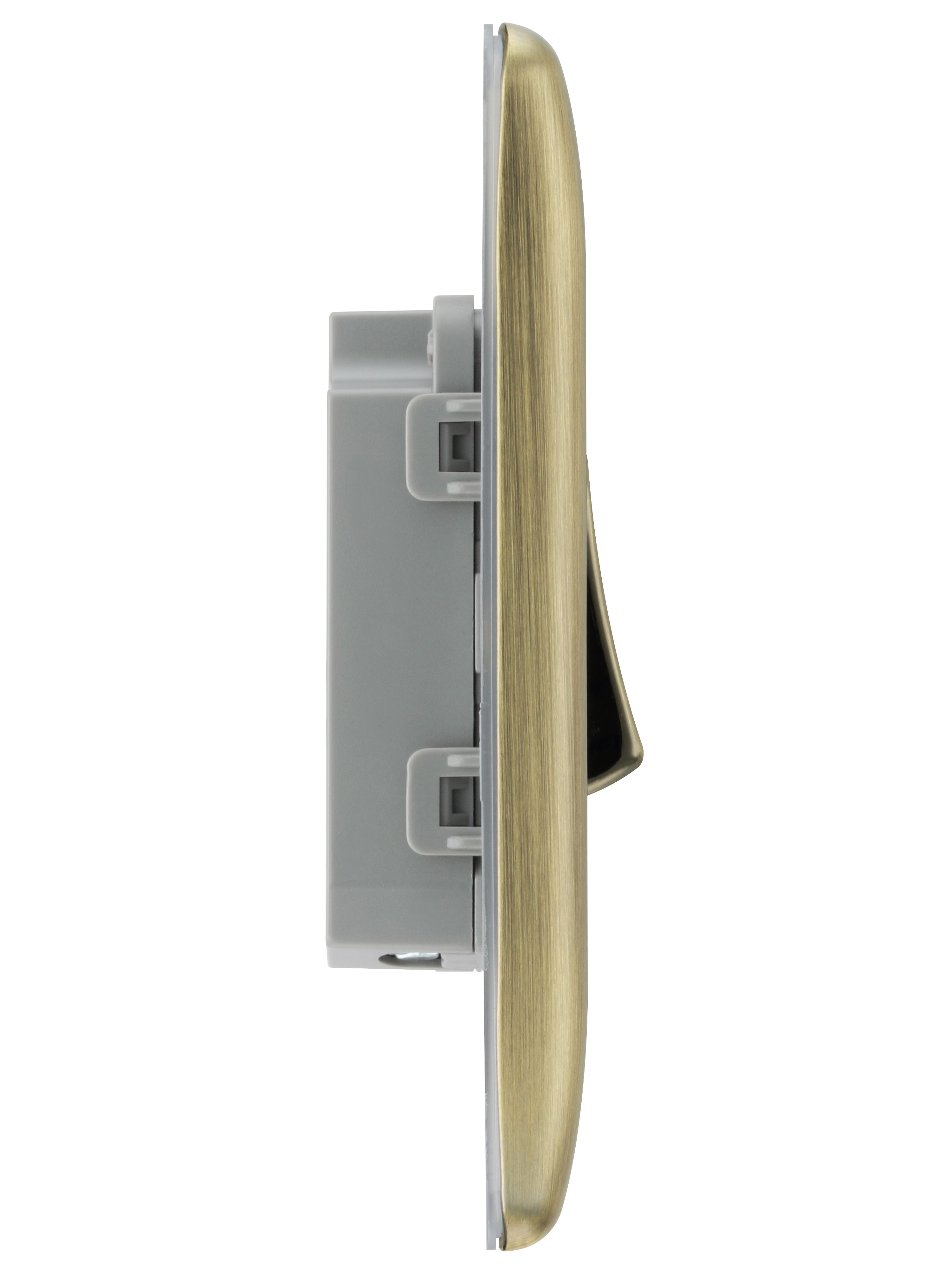 BG Antique Brass 20A 2 way 1 gang Light Switch - 5