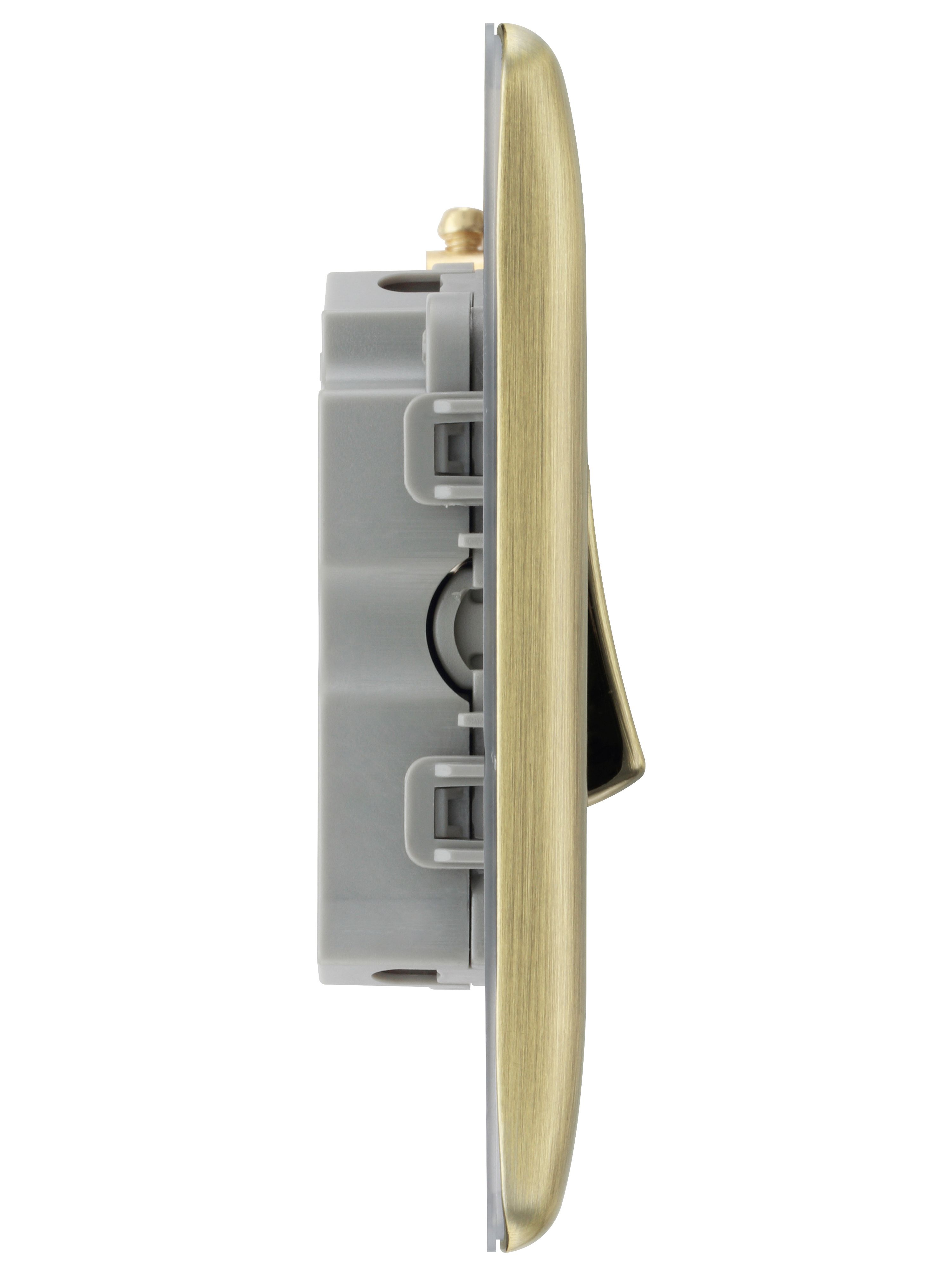 BG Antique Brass 20A 2 way 3 gang Light Switch - 5