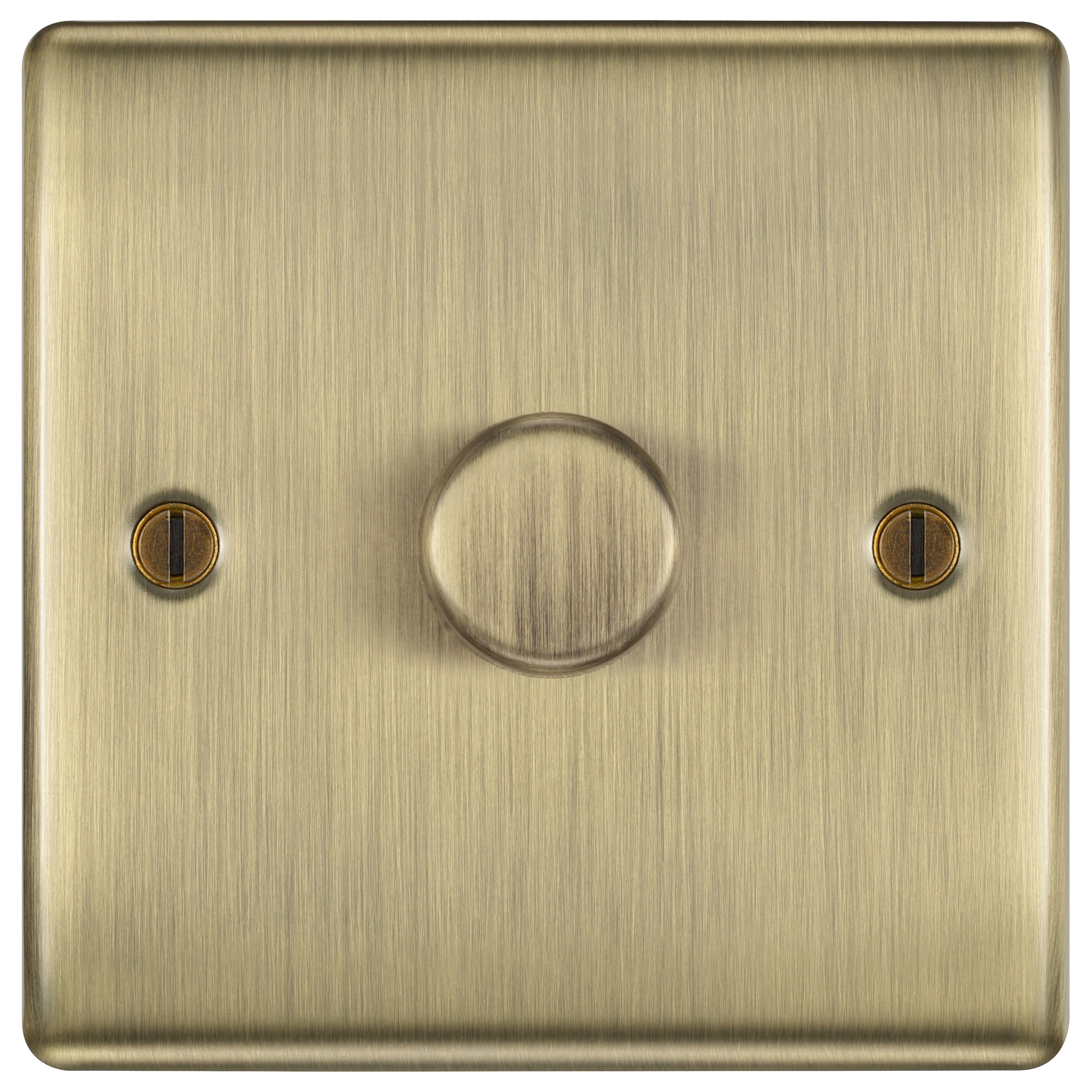 BG Antique Brass profile Single 2 way 400W Dimmer switch