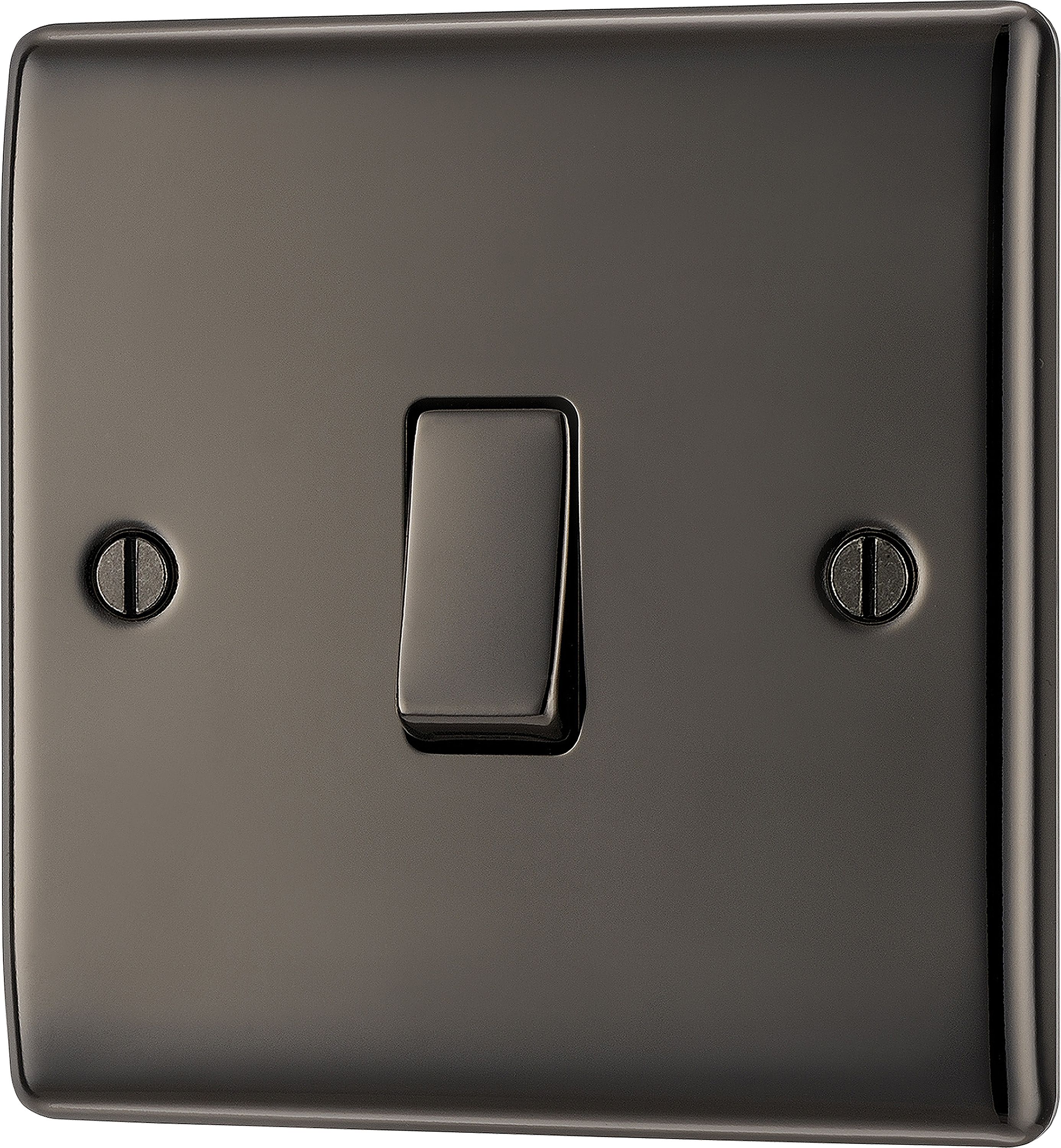 BG Black Nickel 20A 2 way 1 gang Light Switch