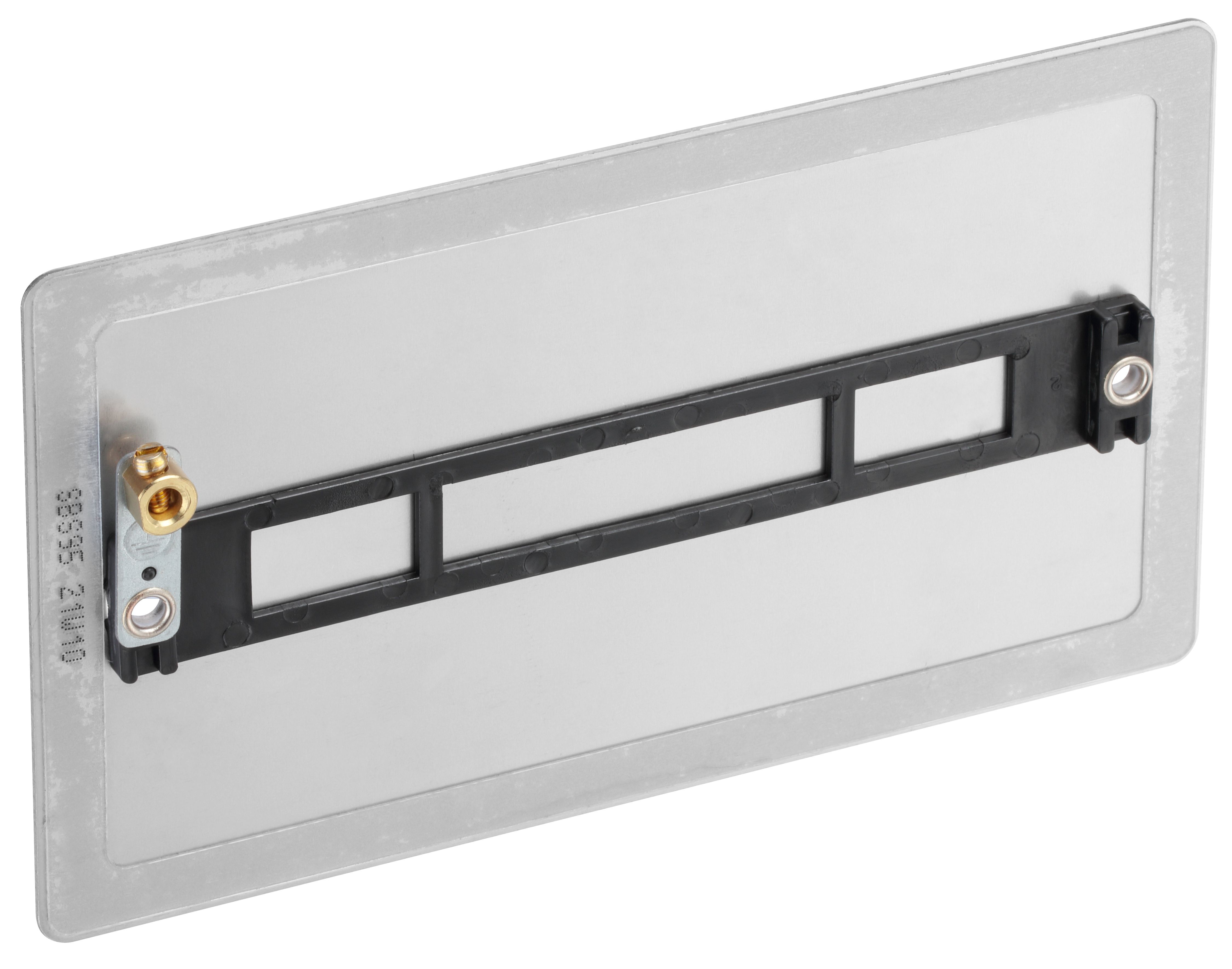 BG Brushed Steel Double Blanking plate - 11