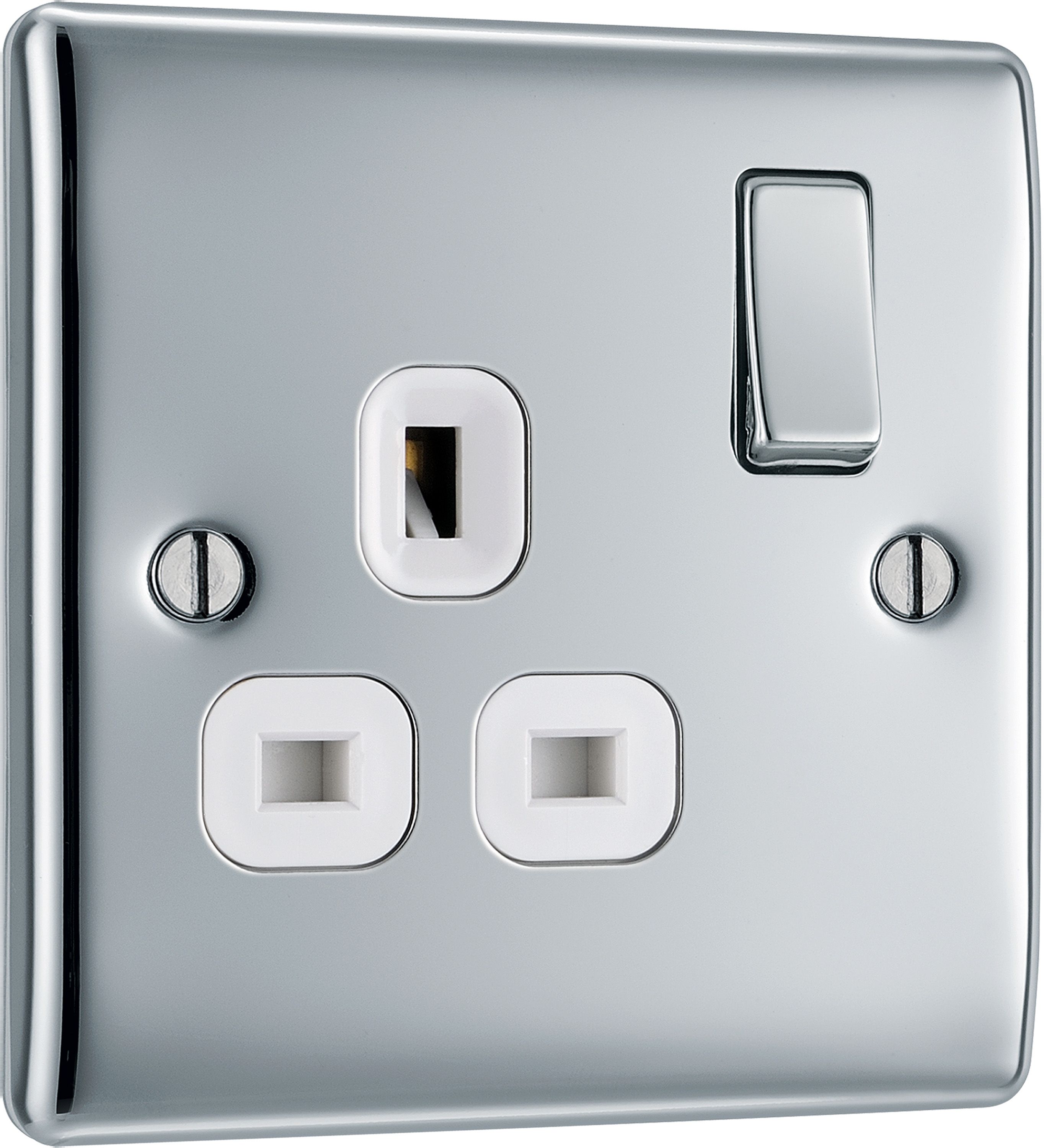 BG 13A Low Profile Switched Socket 1 Gang Single Pole - 3
