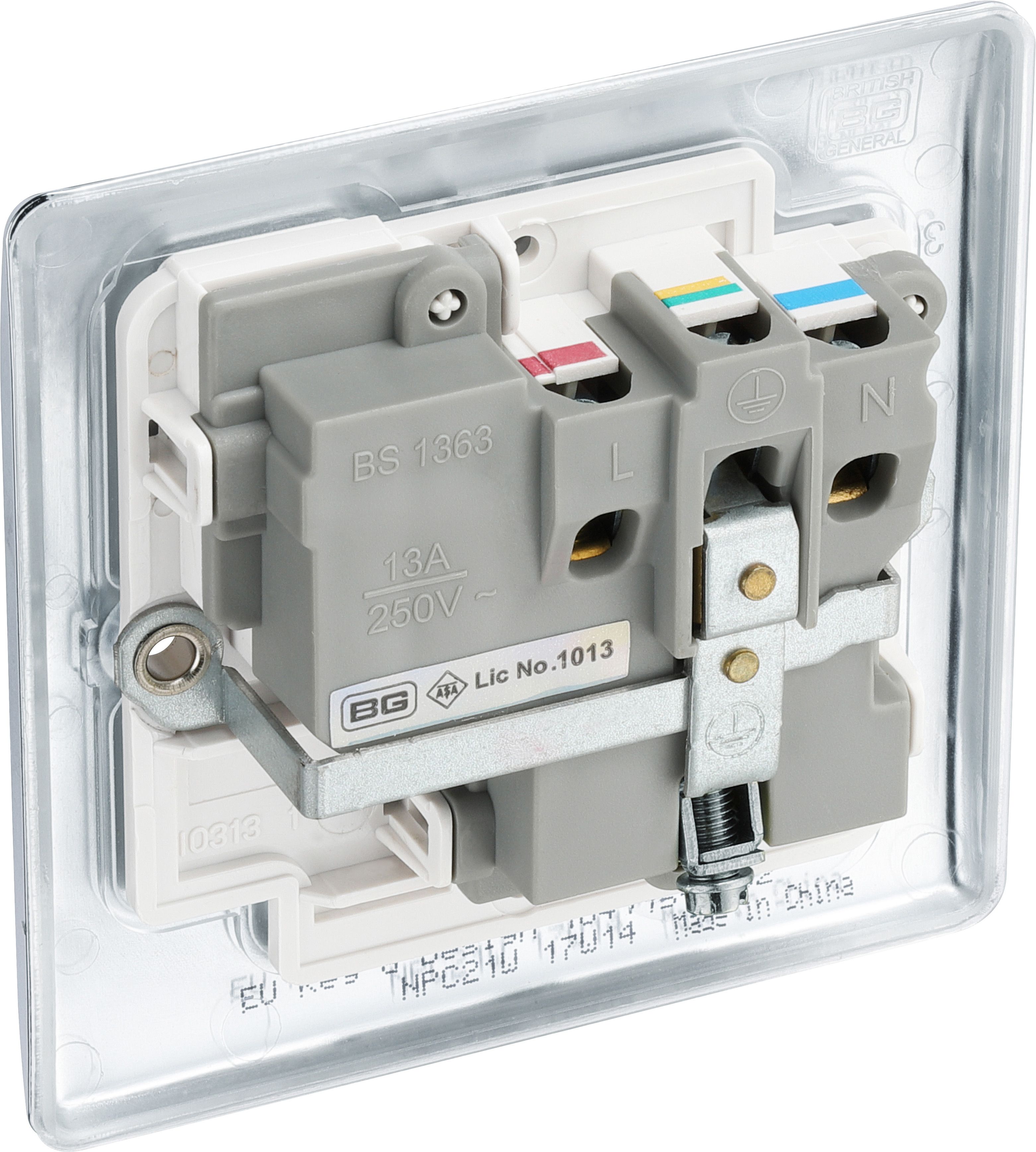 BG 13A Low Profile Switched Socket 1 Gang Single Pole - 6