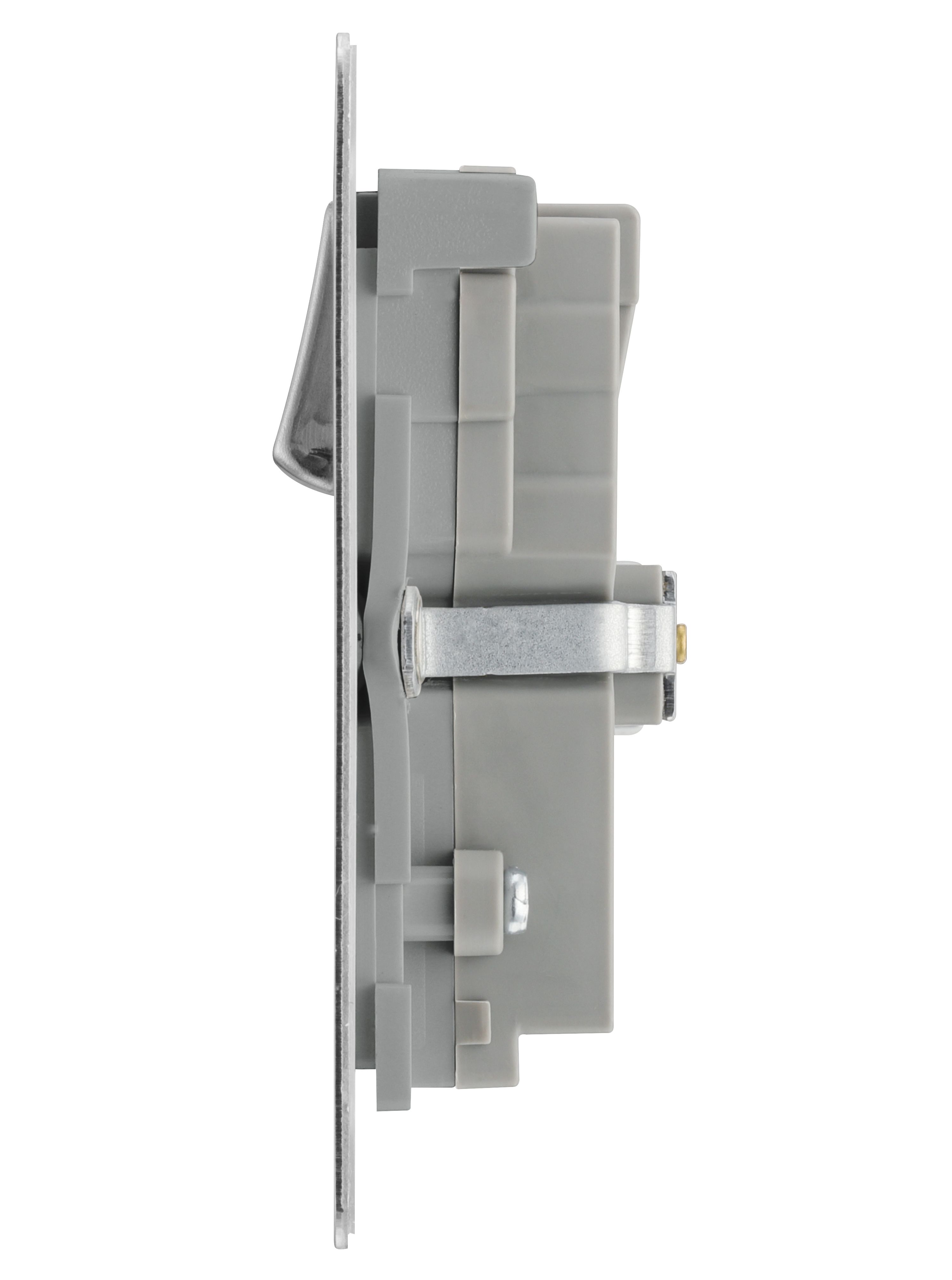 BG 13A Low Profile SP A & C Type USB Switched Socket 2 Gang 2 USB 4.1A - 5