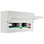 BG Dual RCD Unpopulated Consumer unit with 100A mains switch