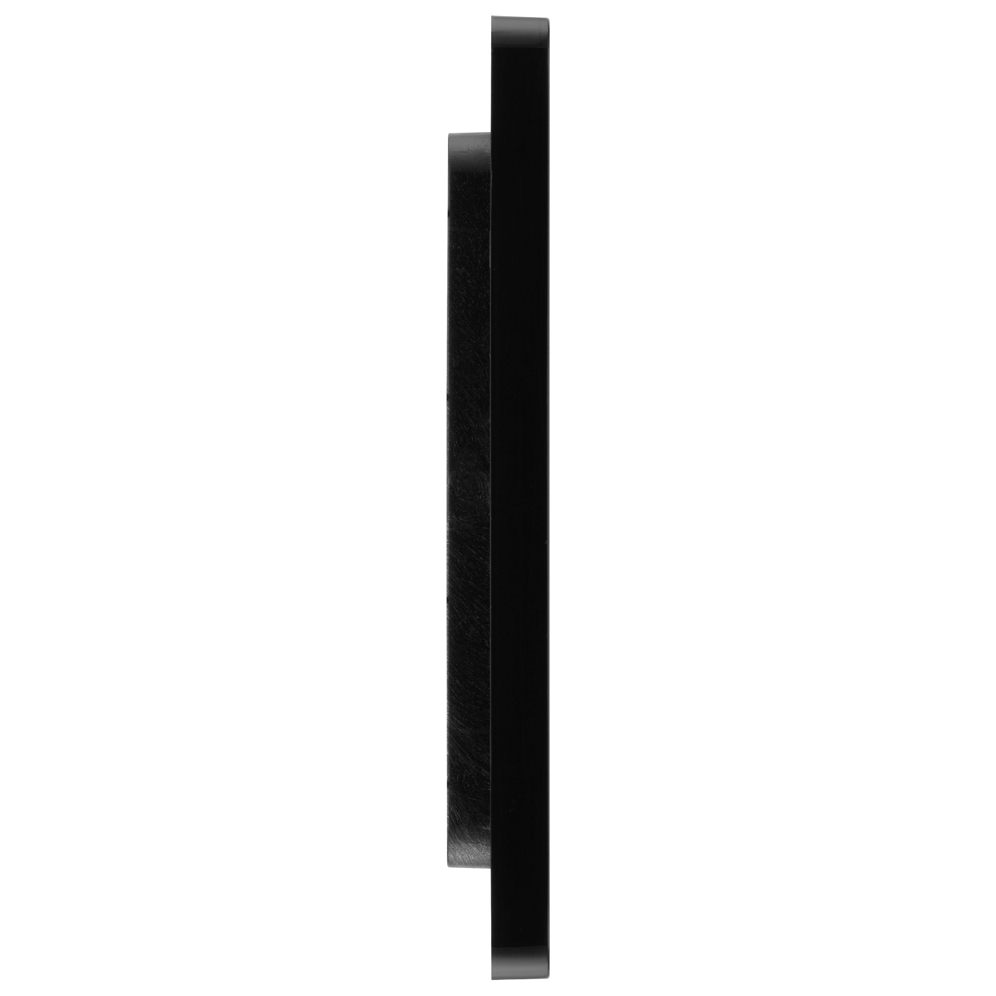 BG Screwless Flat Plate Polished Chrome Blank Plate 2 Gang - 5