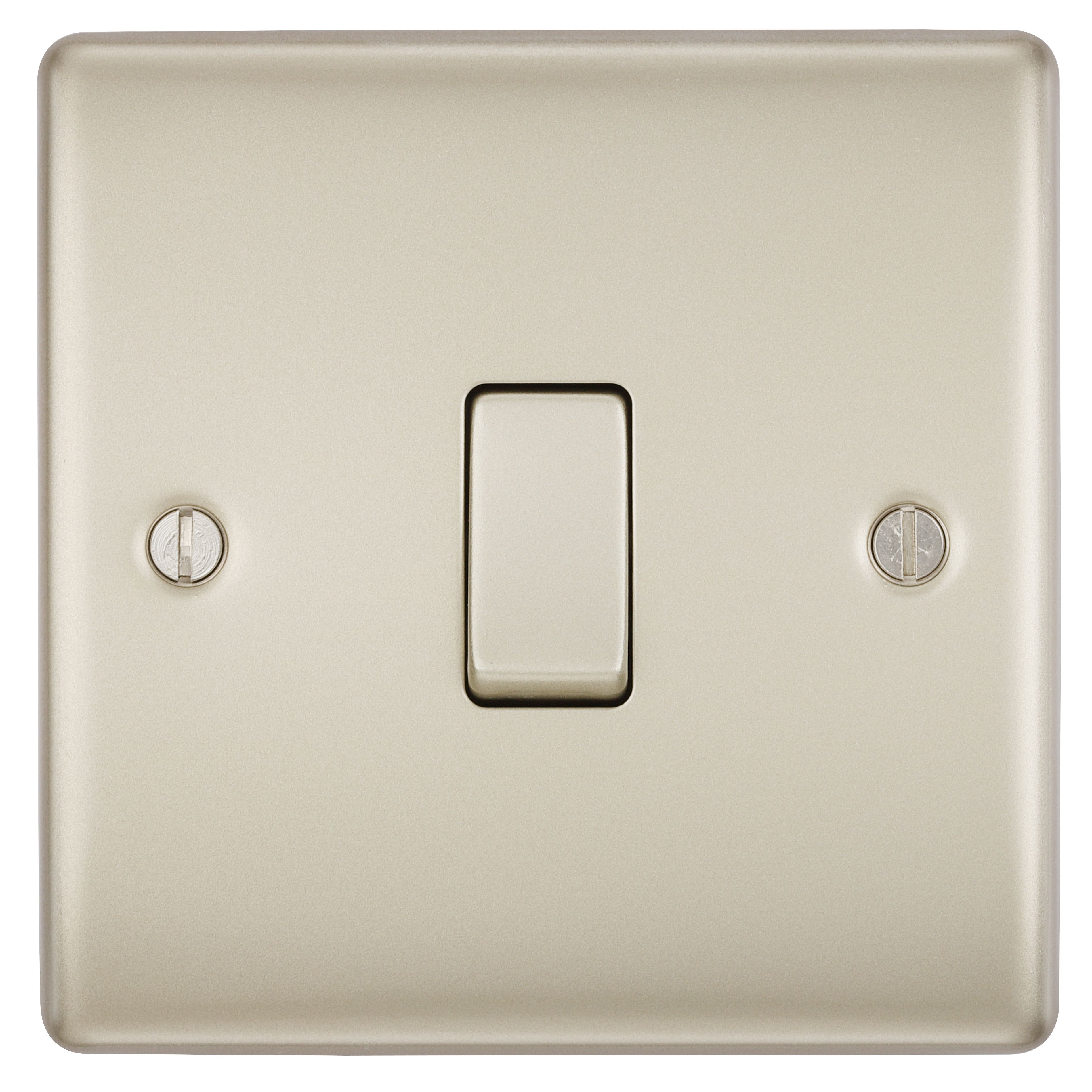 BG Black Nickel Switch 1 Gang 2 Way 20A-16AX
