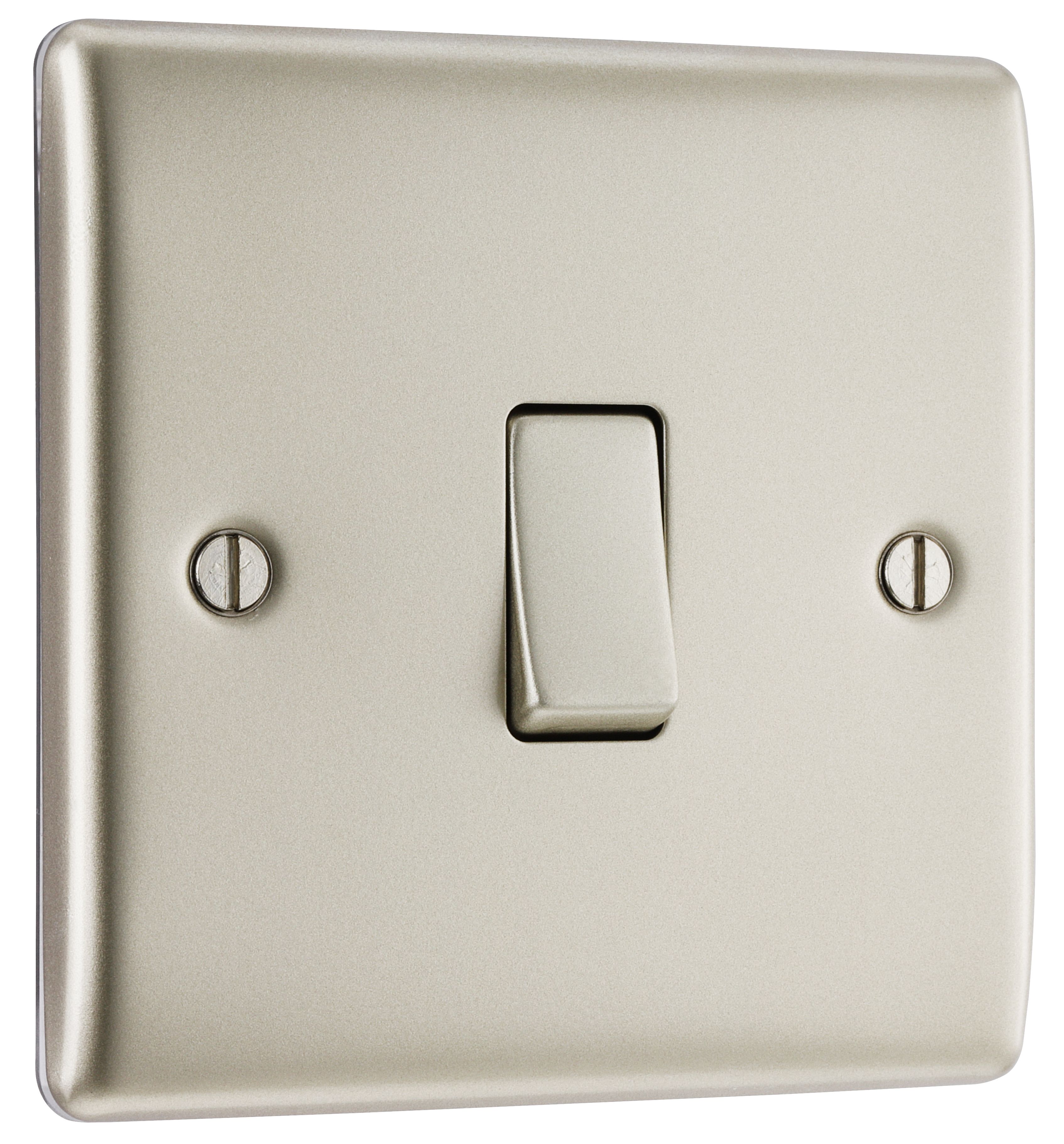 BG Black Nickel Switch 2 Gang 2 Way 20A-16AX - 3