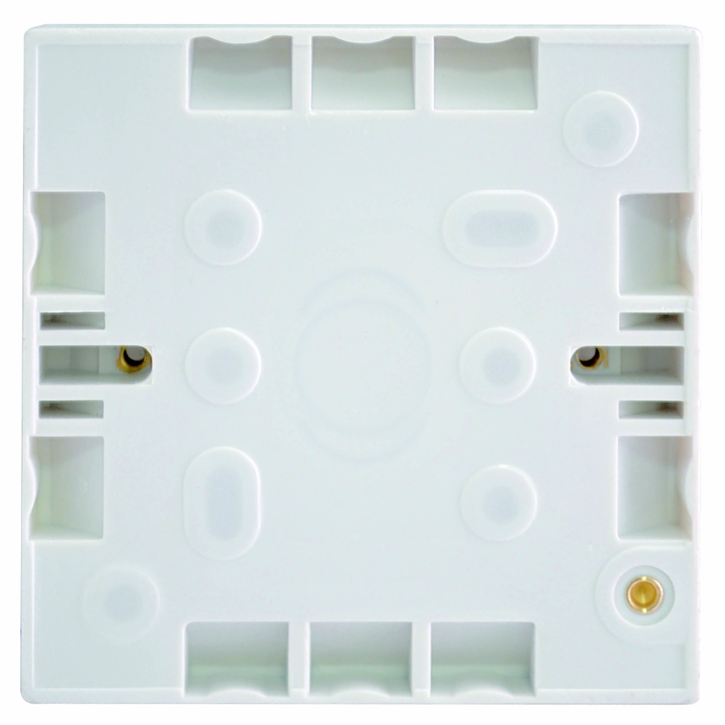 BG Plastic 16mm Single Pattress box - 3