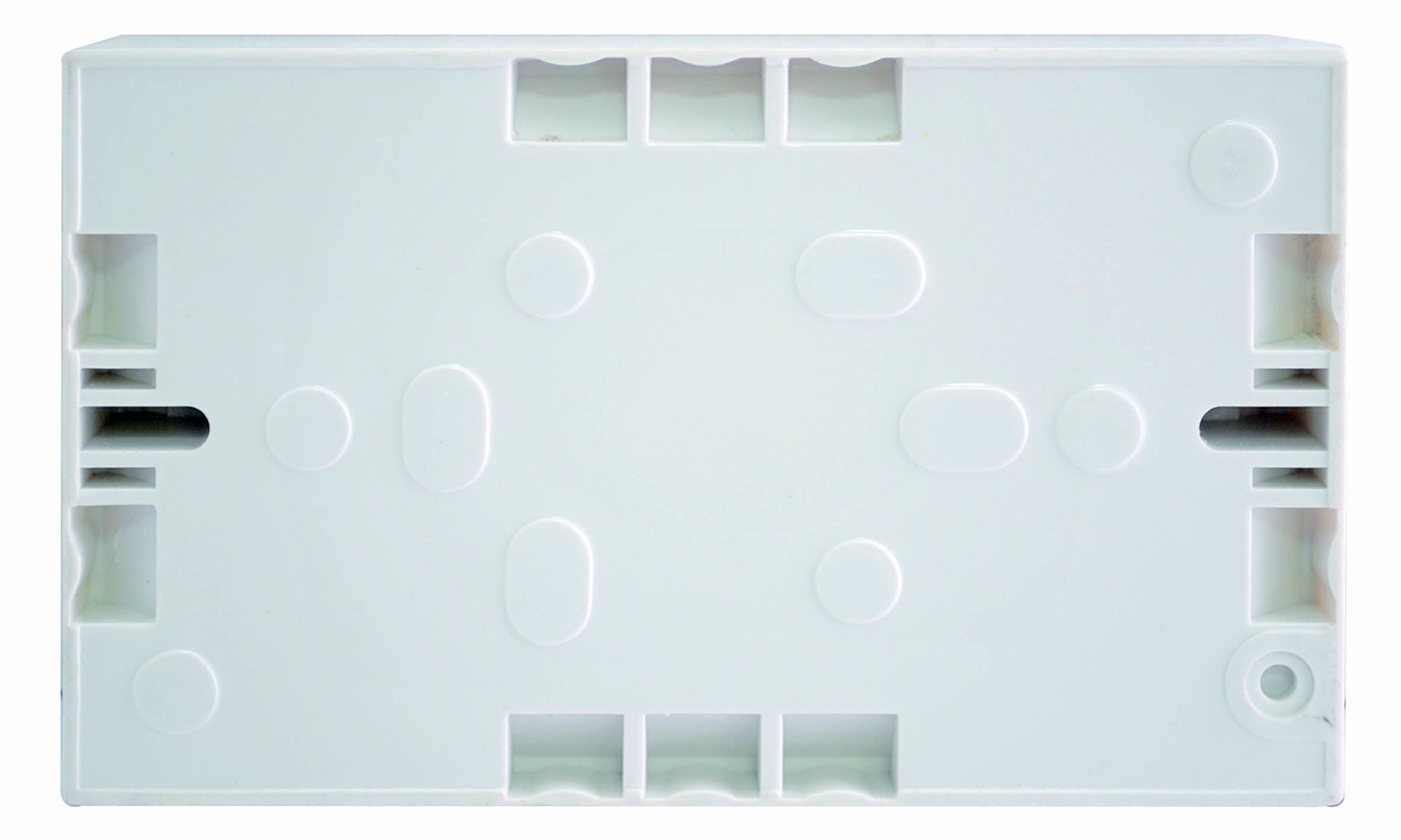 BG Plastic 30mm Double Pattress box