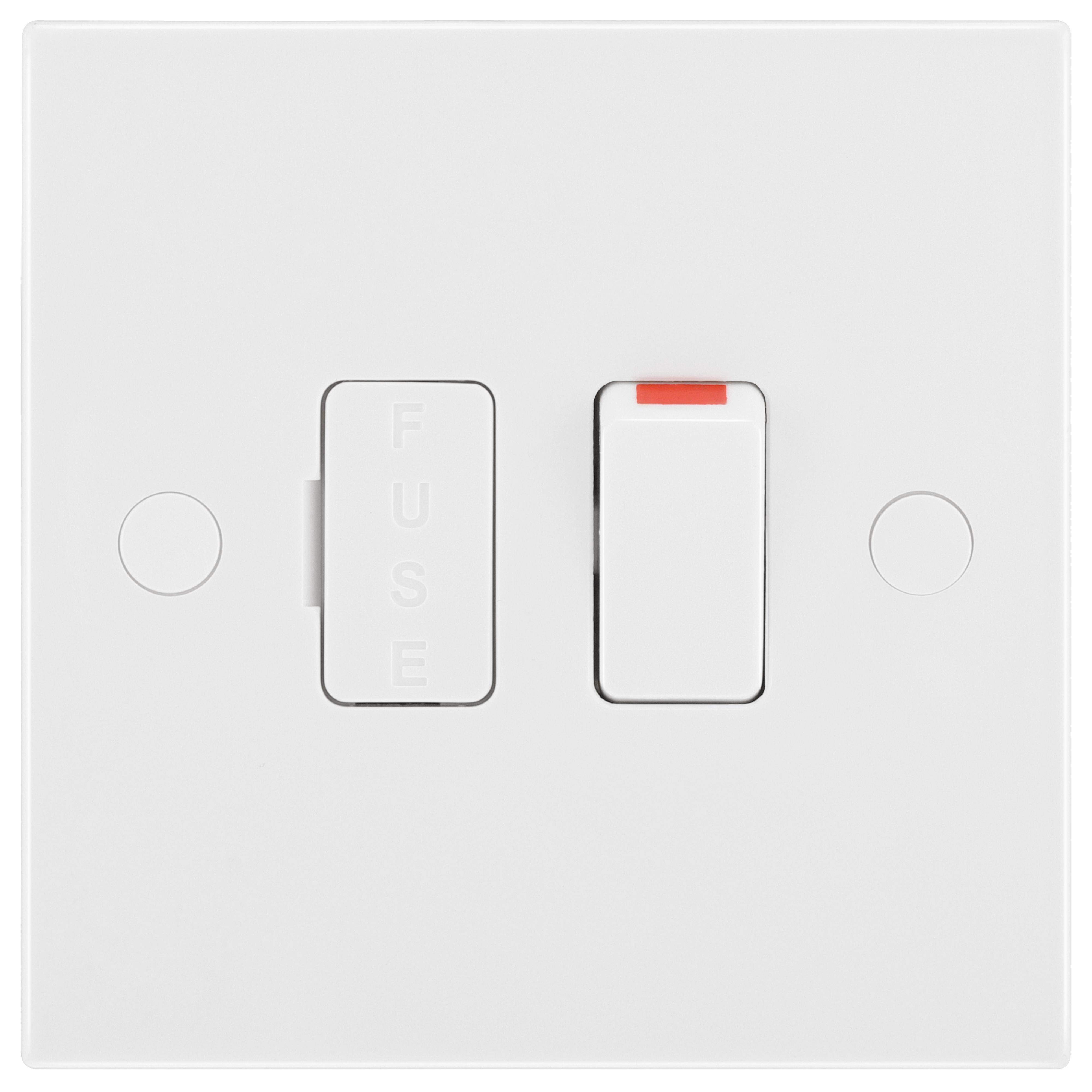 BG Gloss white 13A 1 way Fused connection unit - 5
