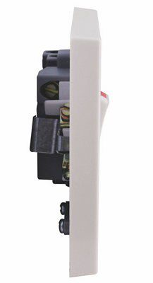 BG Gloss white 13A 1 way Fused connection unit - 3