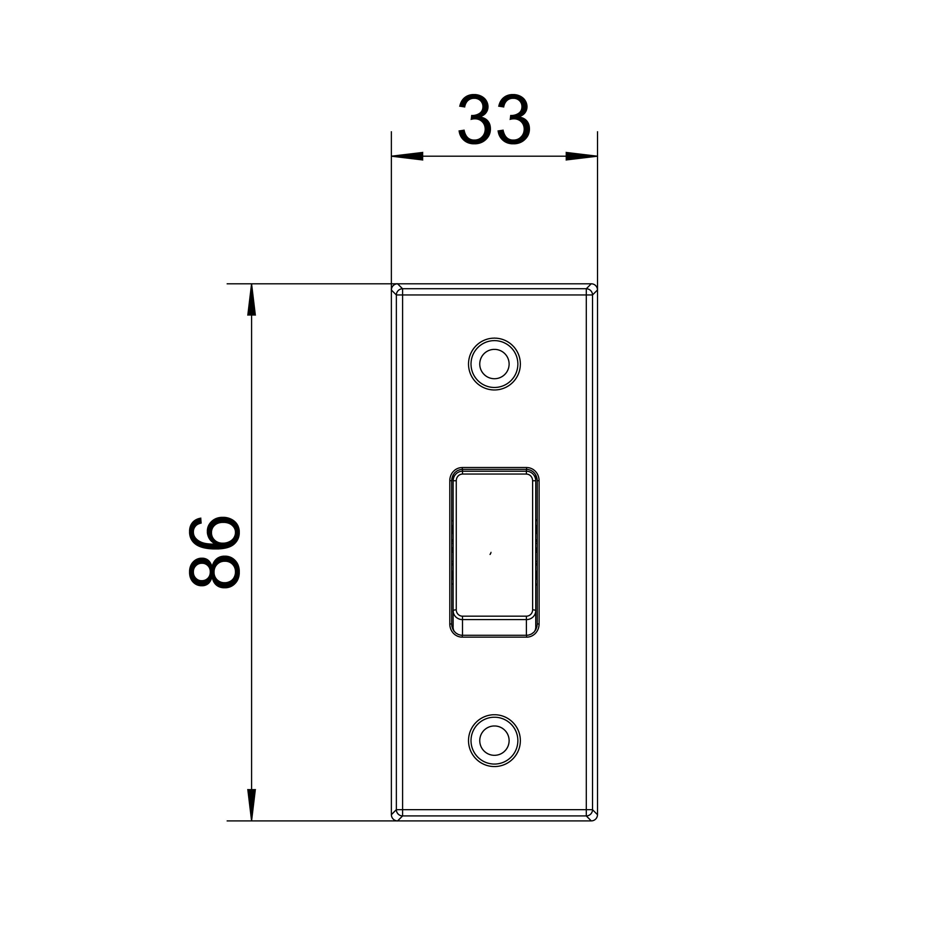 BG White 20A 2 way 1 gang Architrave Switch - 8