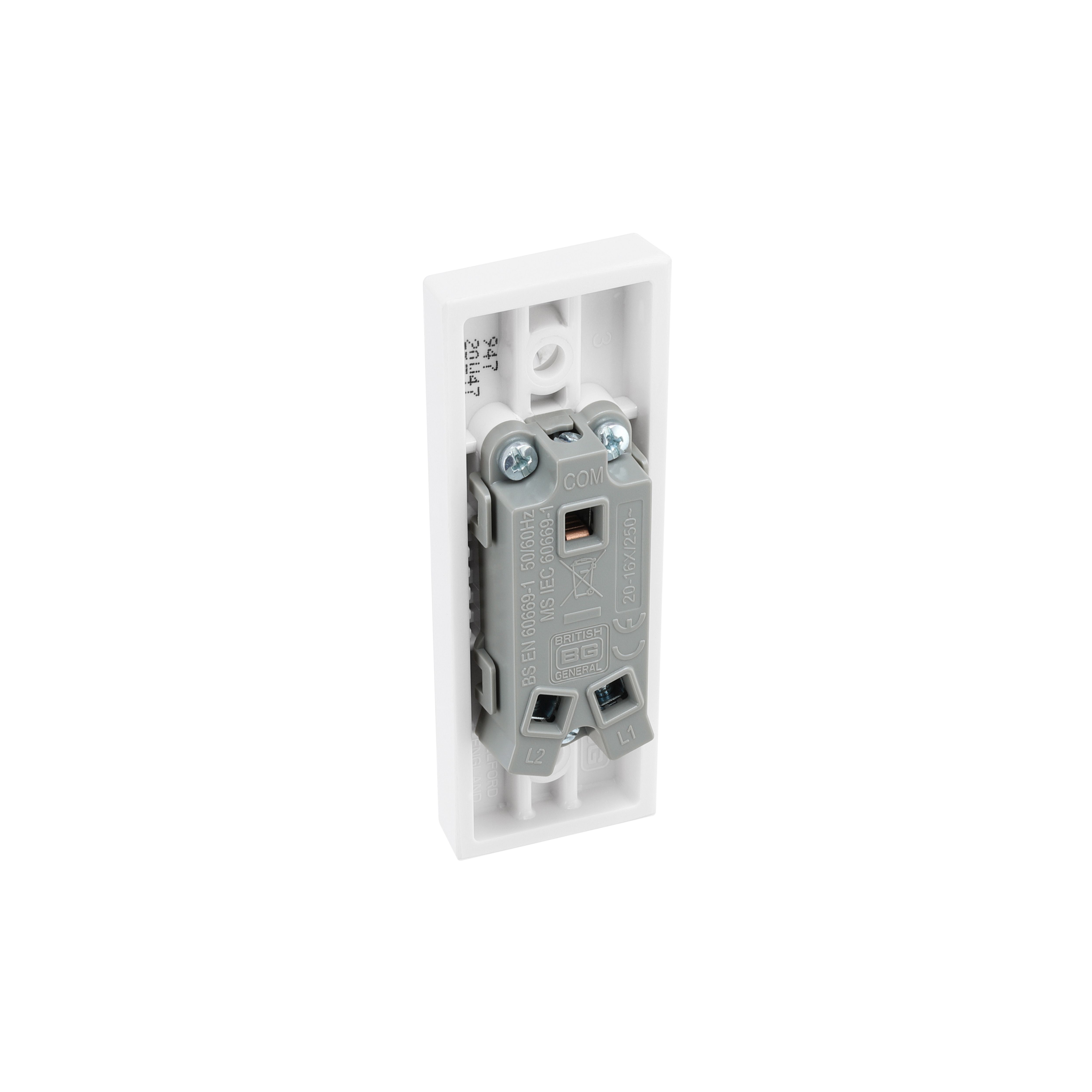 BG White 20A 2 way 1 gang Architrave Switch - 6