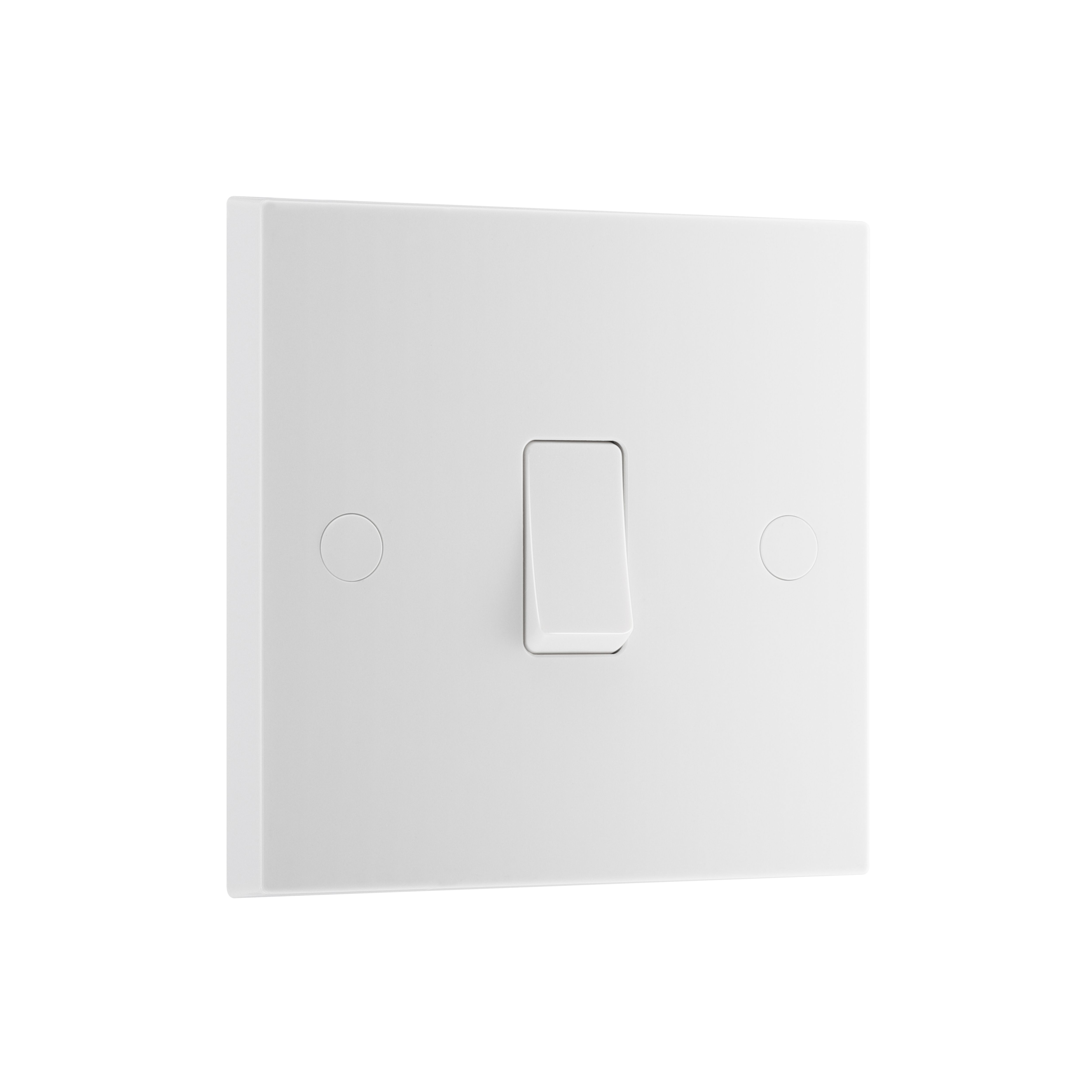 BG White 20A 2 way 1 gang Light Switch, Pack of 5