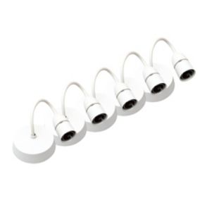 BG White B22 Light pendant set (L)0.15m, Pack of 5