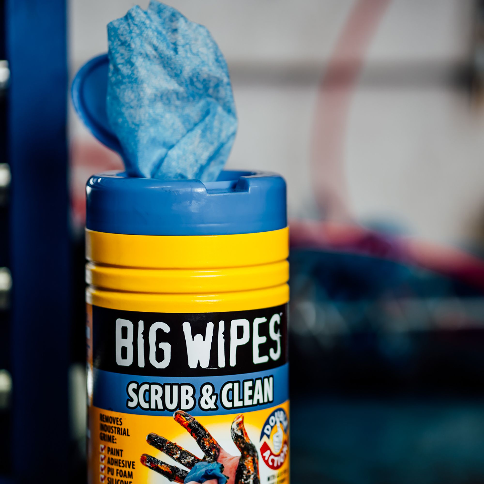 Big Wipes Scrub & clean Unscented Wipes, Pack of 80