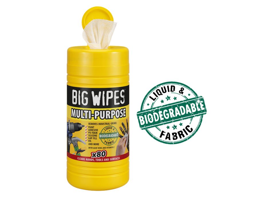 Big Wipes Unscented Cleaning wipes, Pack of 80