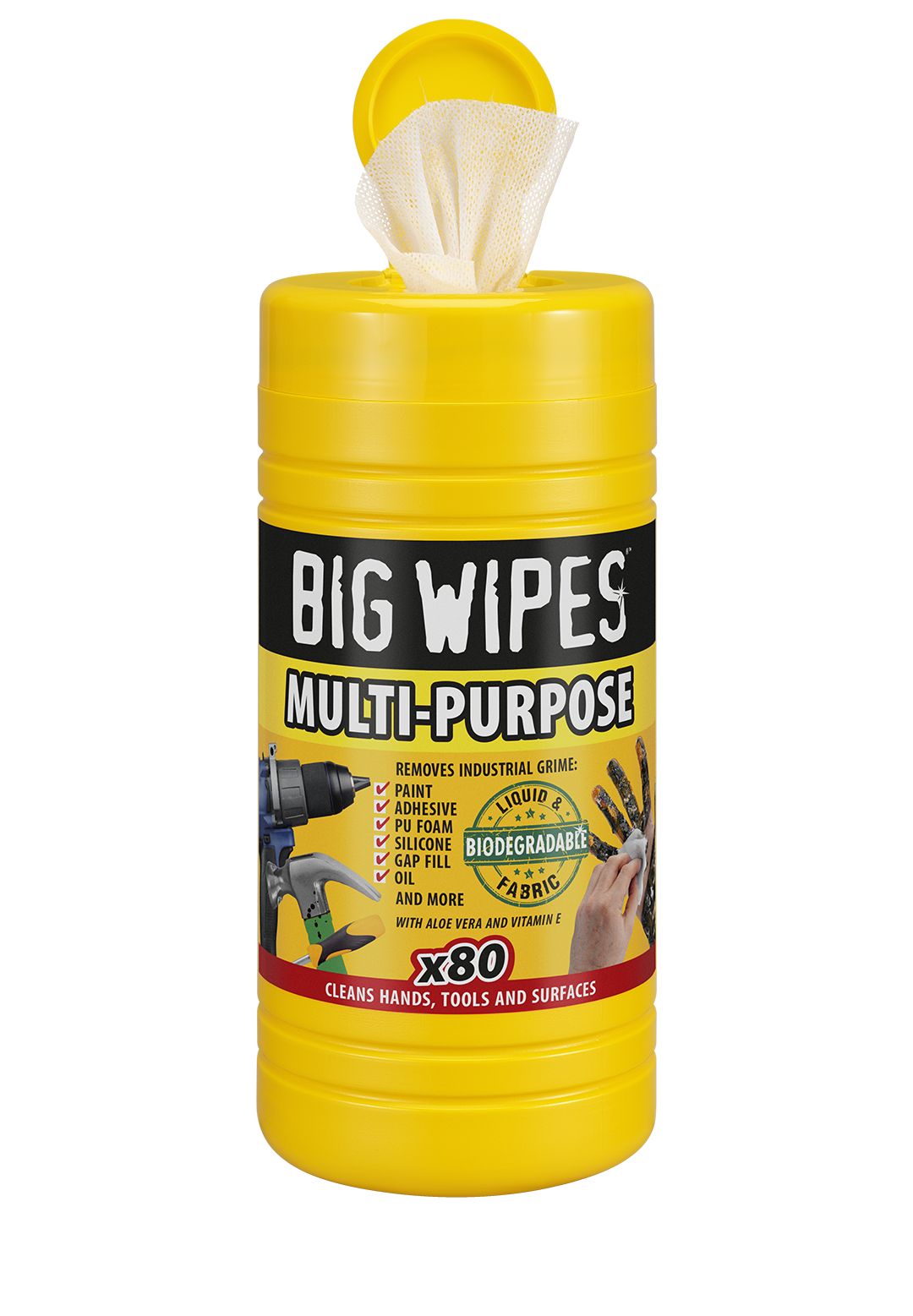Buy Big Wipes Unscented Cleaning wipes, Pack of 80 DIY at B&Q