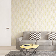 Bjorn Cream Textured Wallpaper