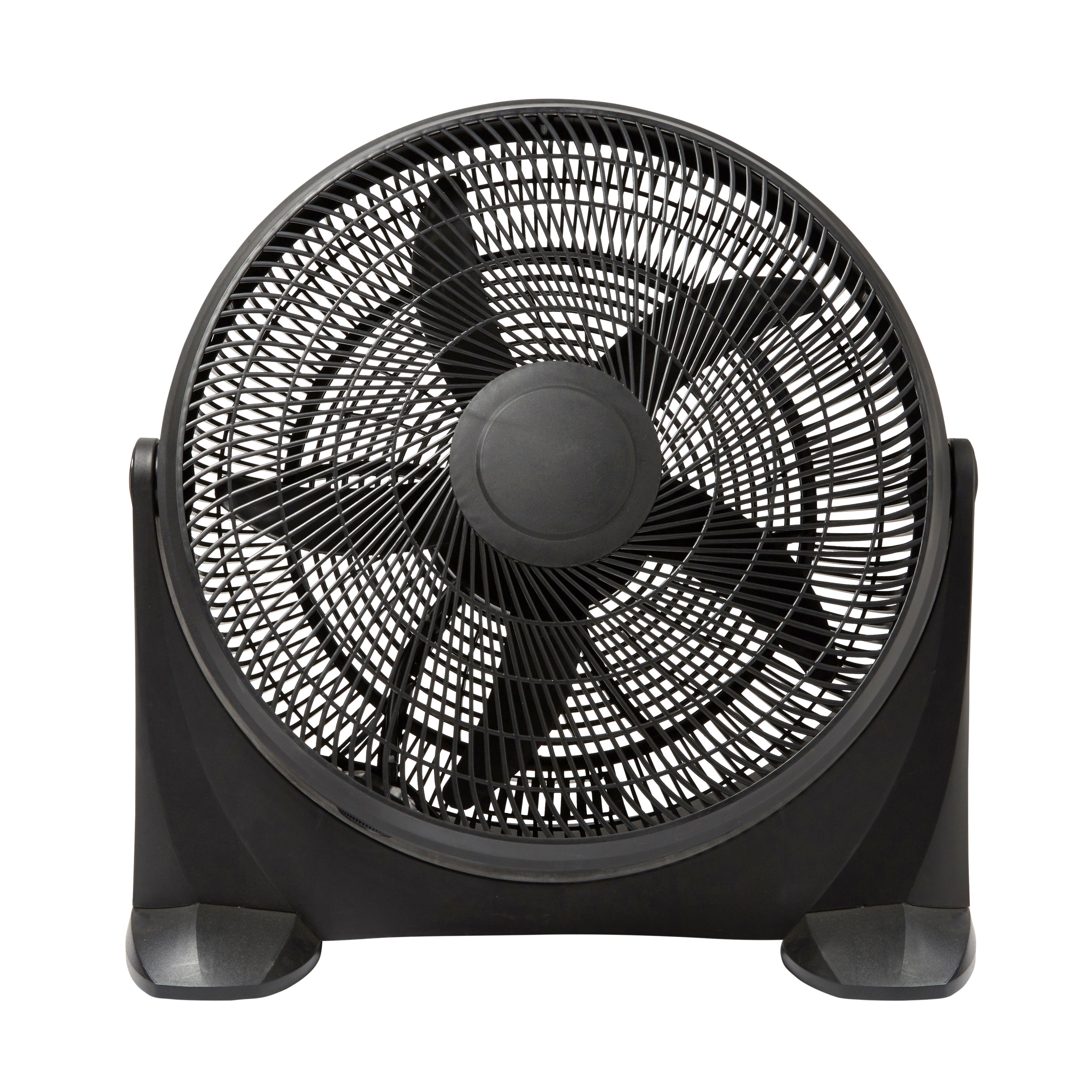 Black 20" 90W Floor fan
