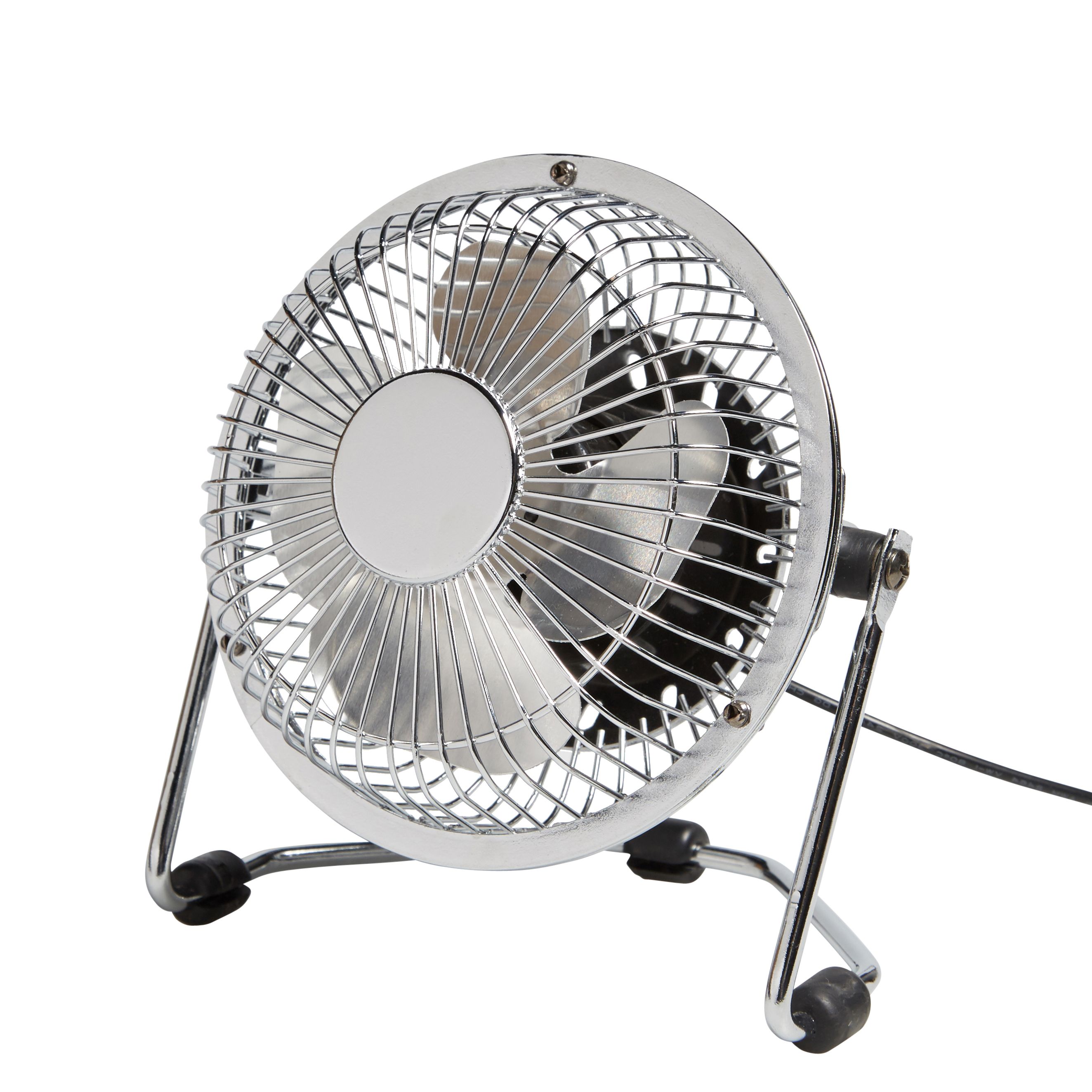 Black 4" 4W Desk Fan DIY at B&Q