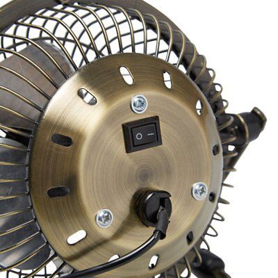 Black 4" Desk fan