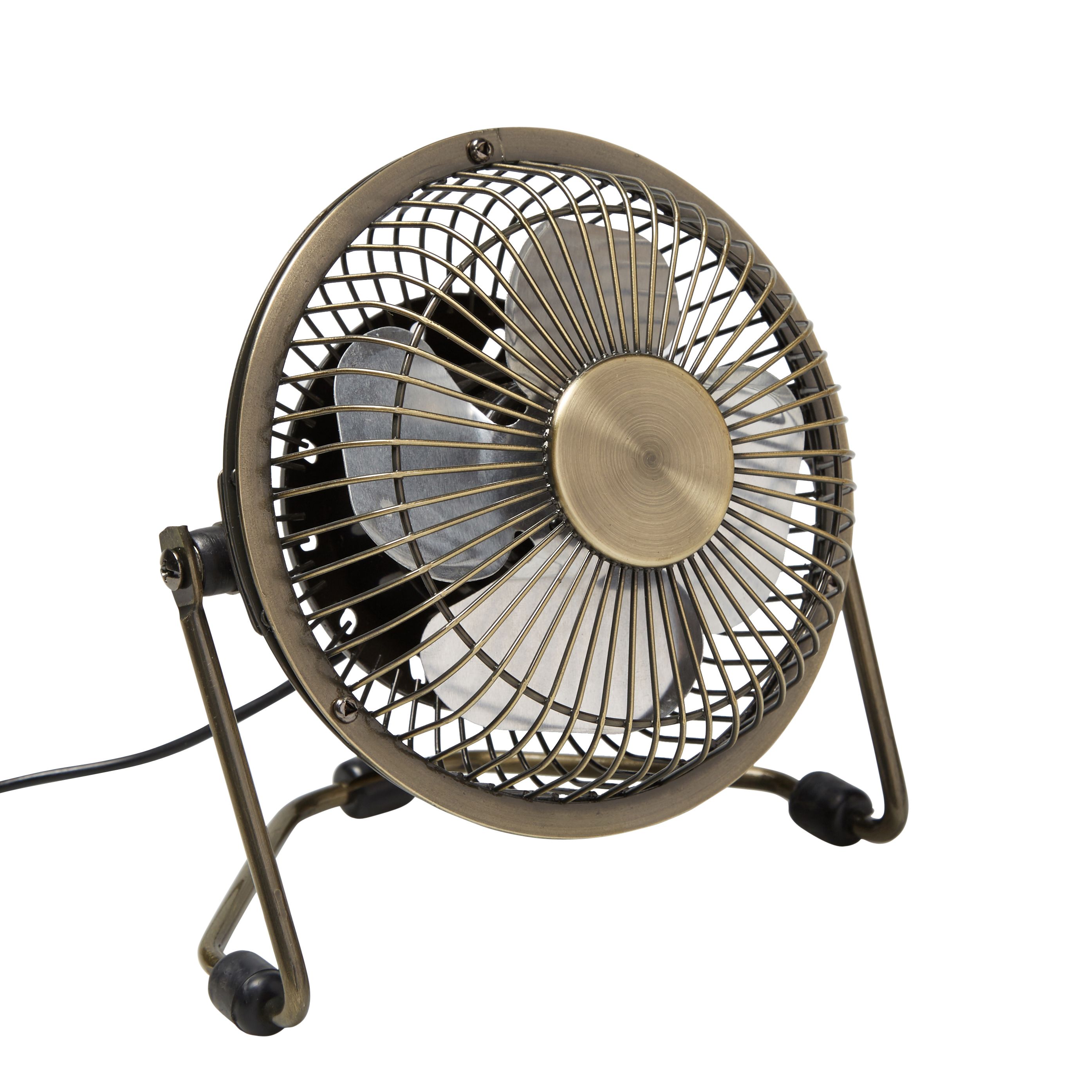 Black 4" Desk fan