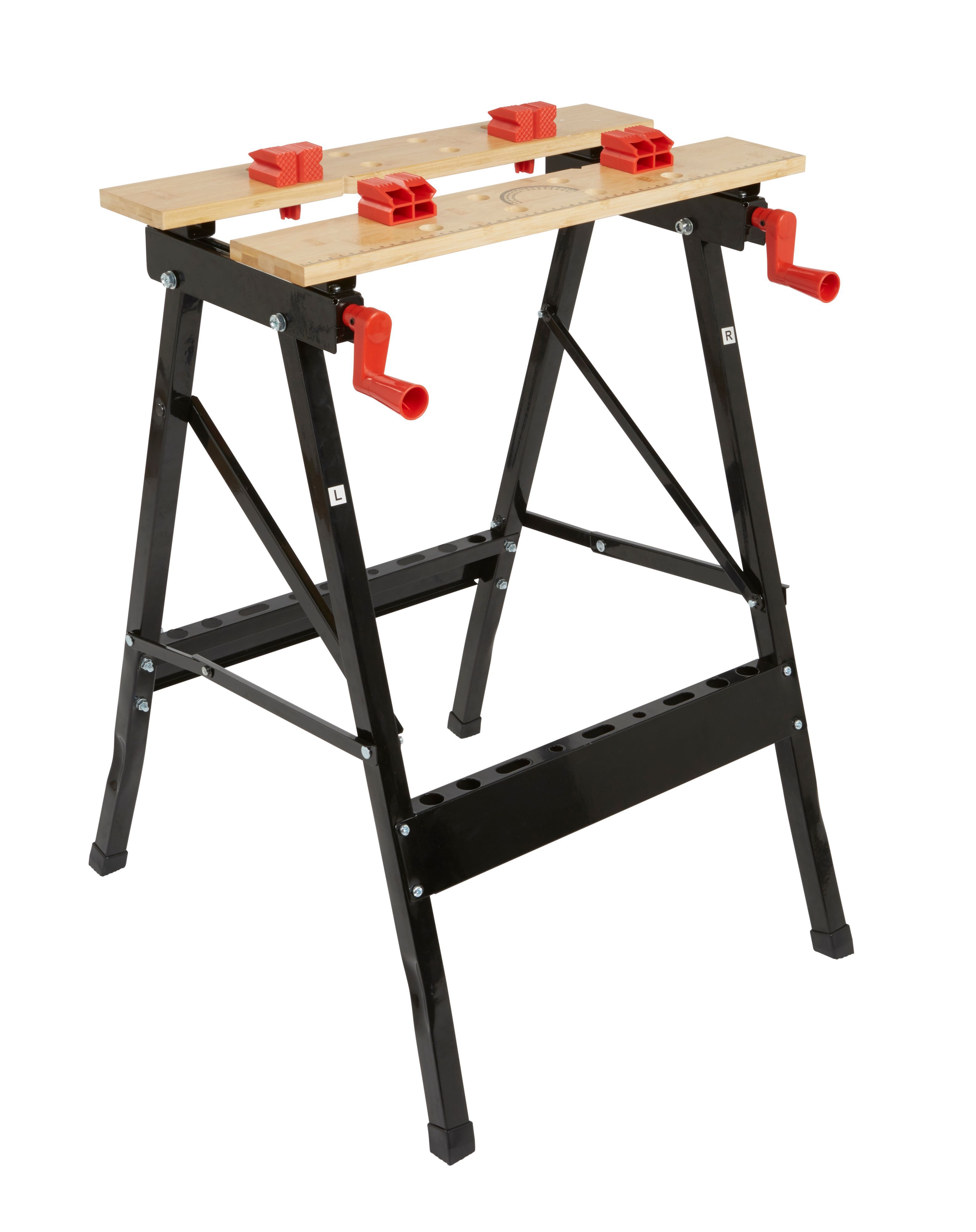 Black 620mm Folding Workbench - MWB1