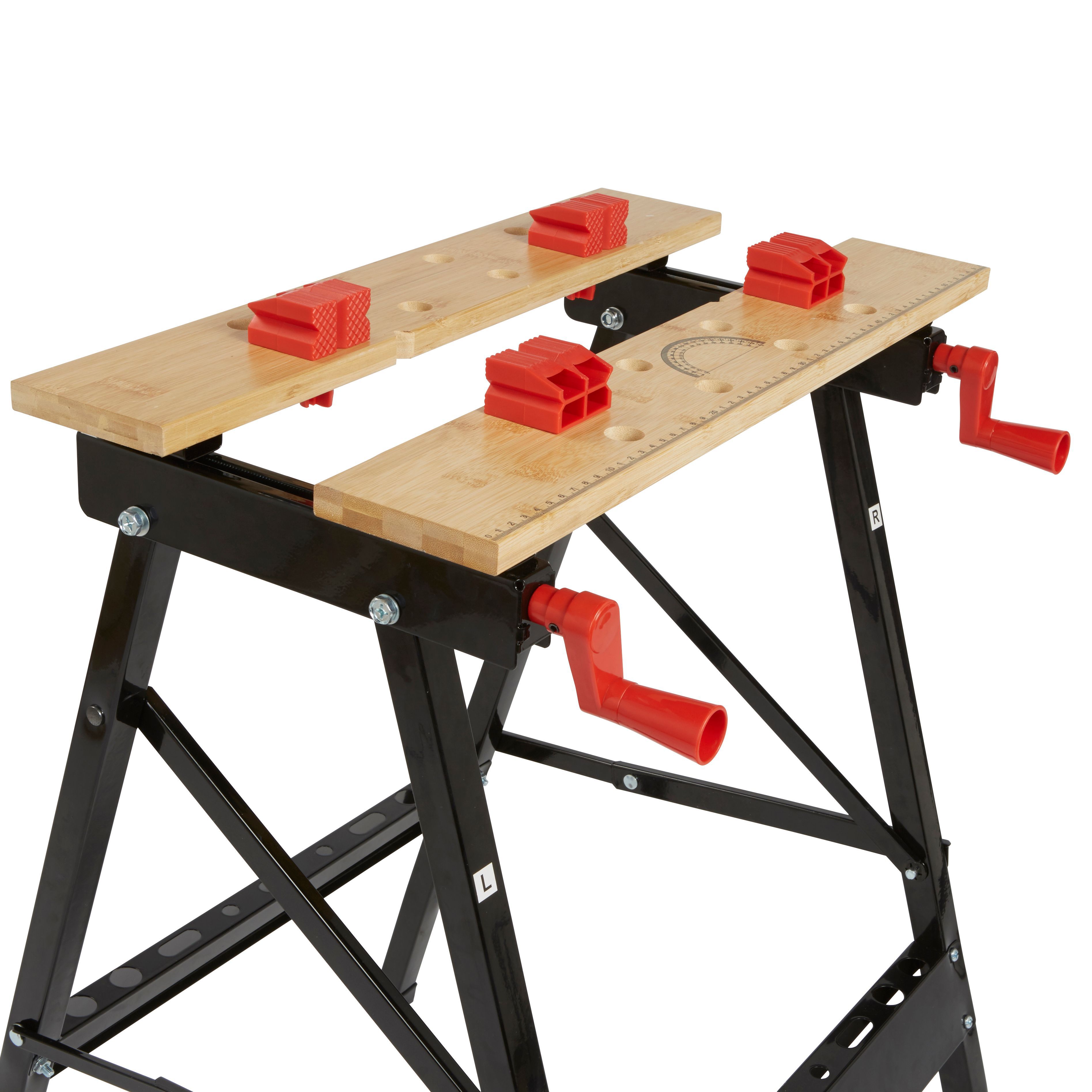Black 620mm Folding Workbench - MWB1