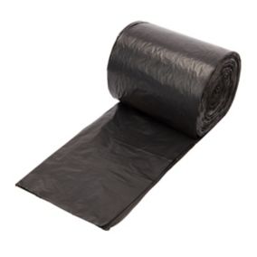 Black 70L Bin bag, Pack of 100