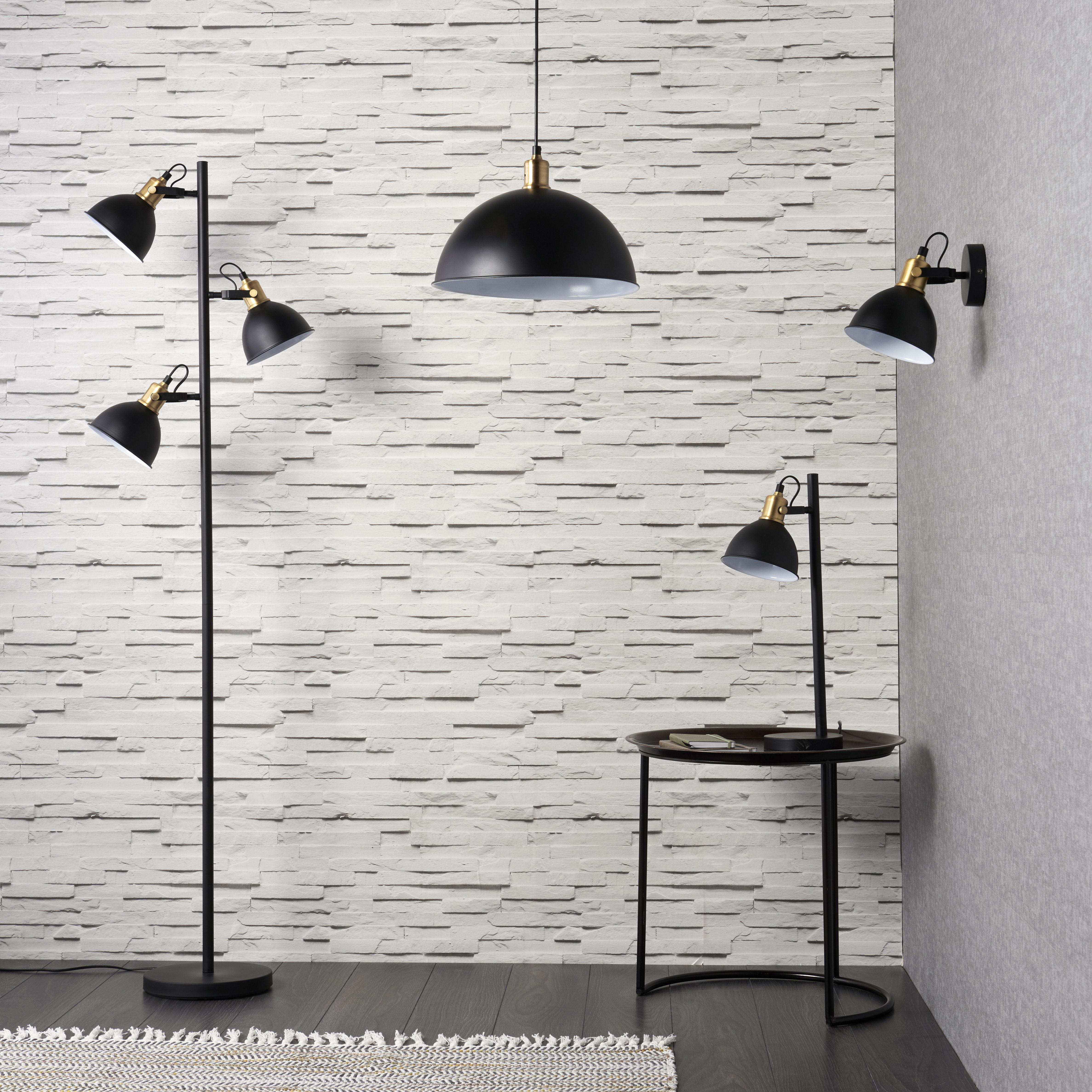 Black Acrobat E27 Pendant set