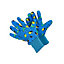 Black, blue & yellowNon safety gloves