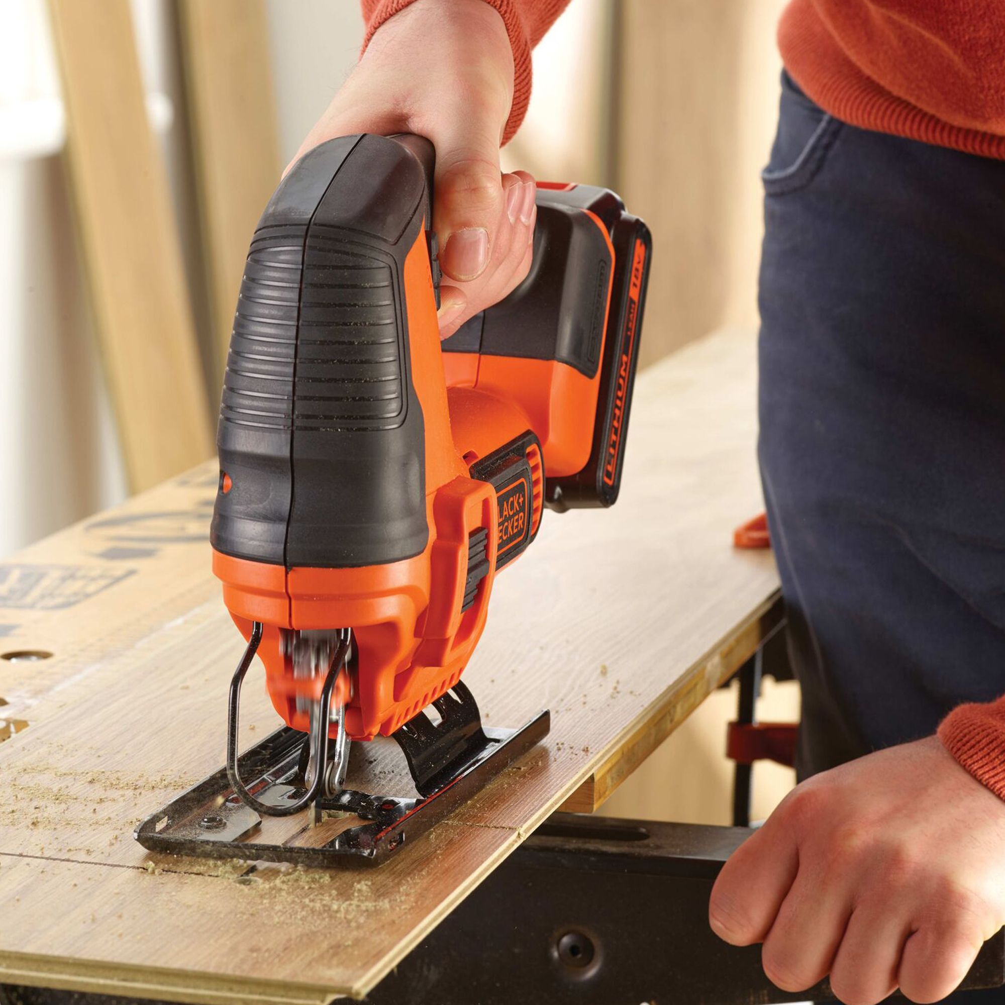 Black+Decker 18V 1.5 Li-ion Cordless Reciprocating saw BDCR18C1-GB