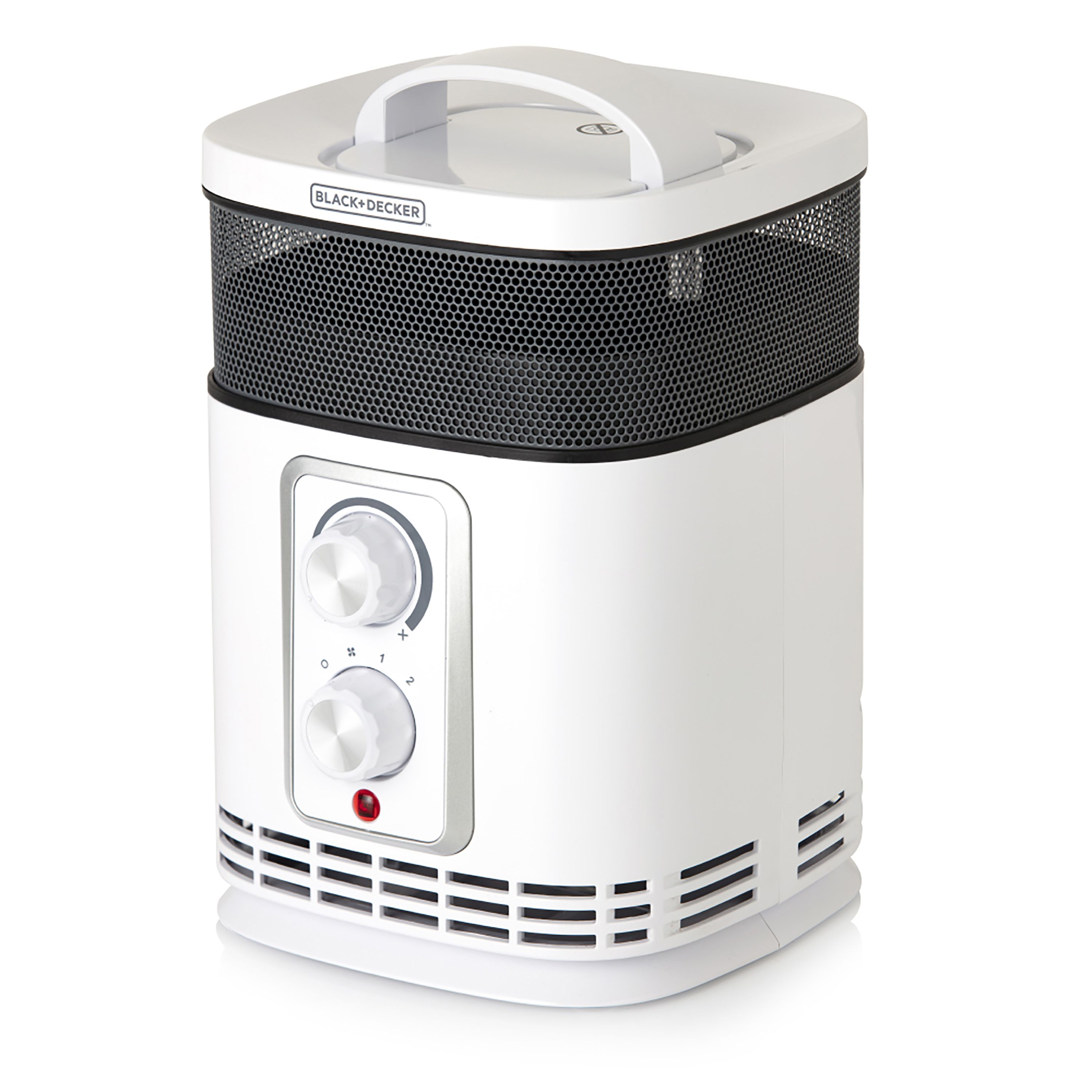Black+Decker 1500W White Fan heater | DIY at Bu0026Q