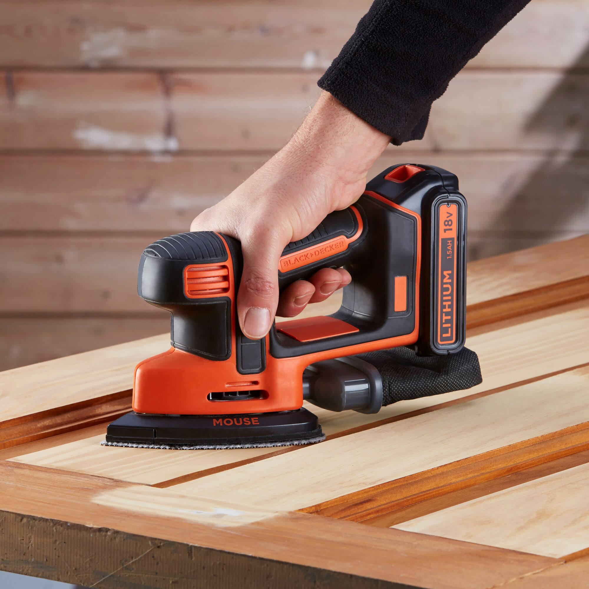 Black + Decker Mouse Detail Sander, Sanders & Grinders, Patio, Garden &  Garage