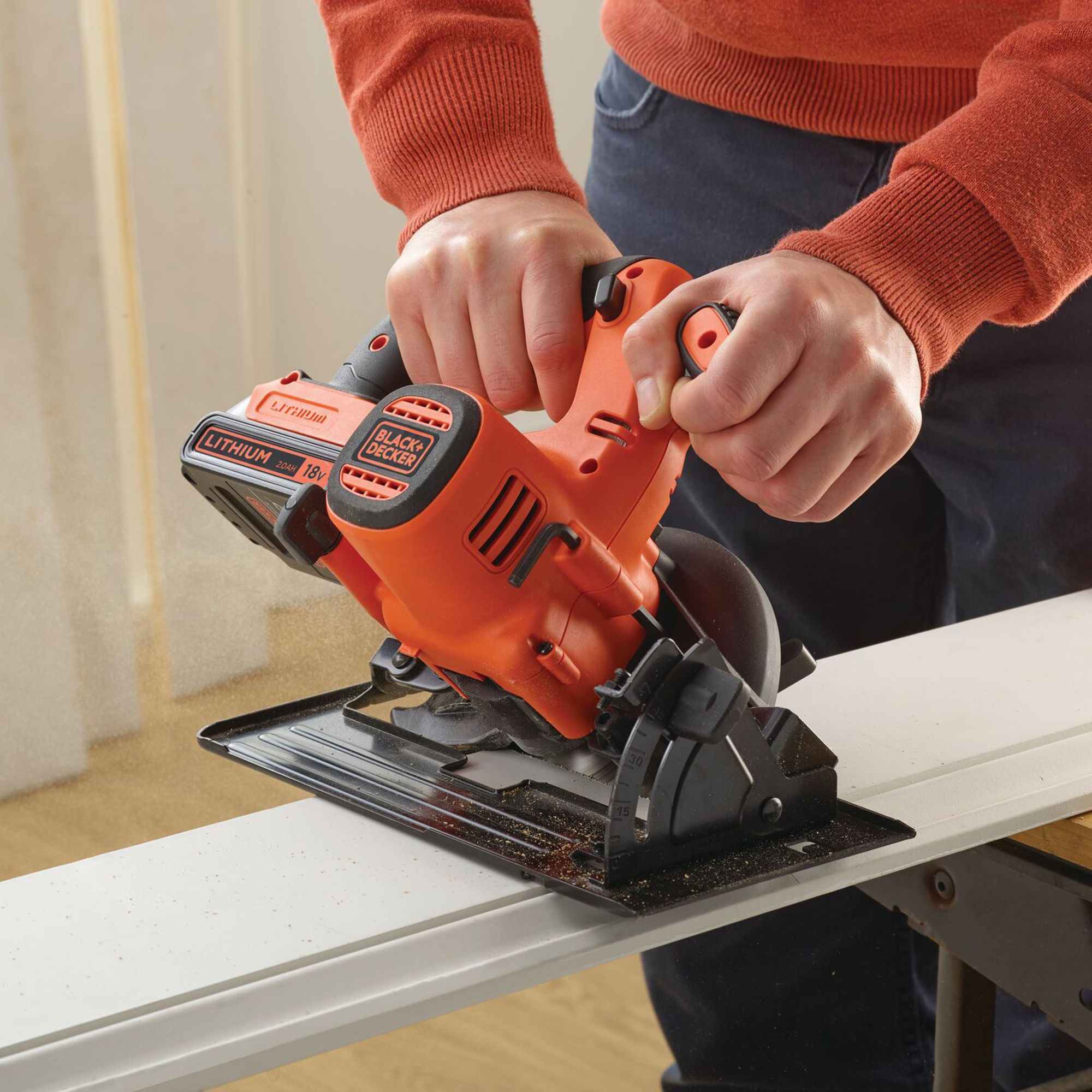 Black Decker 18V 1 x 1.5 Li ion 140mm Cordless Circular saw