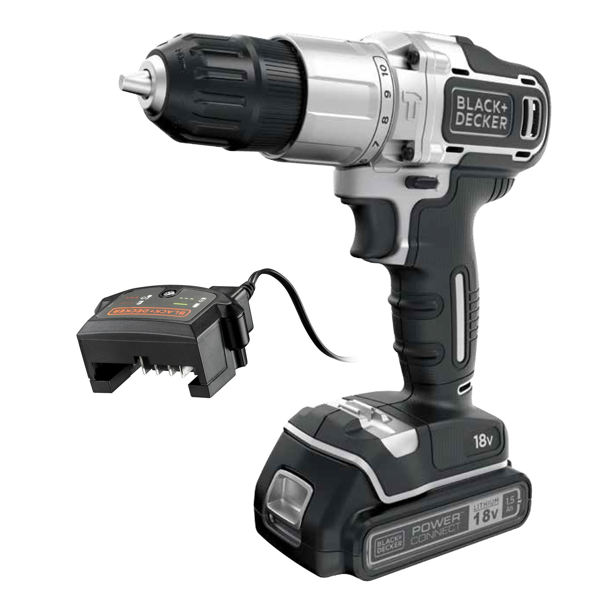 Black and Decker 18V Cordless Power Drill Unbox Review 