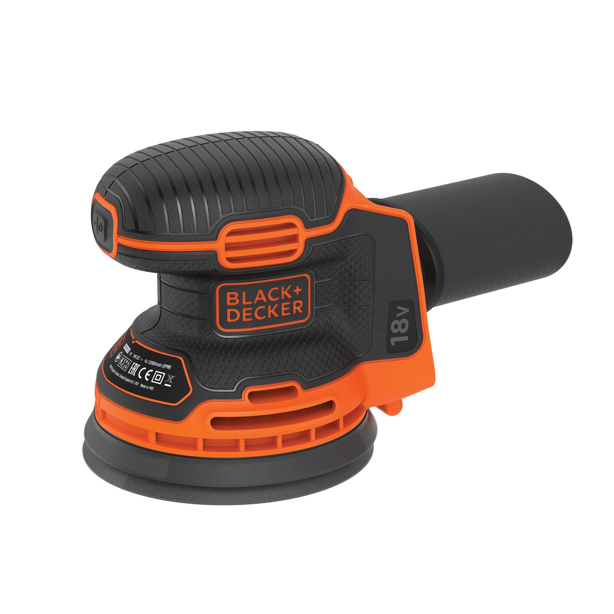 Black+Decker 18V 125mm Li-ion POWERCONNECT Cordless Random orbit sander (Bare Tool) - BDCROS18